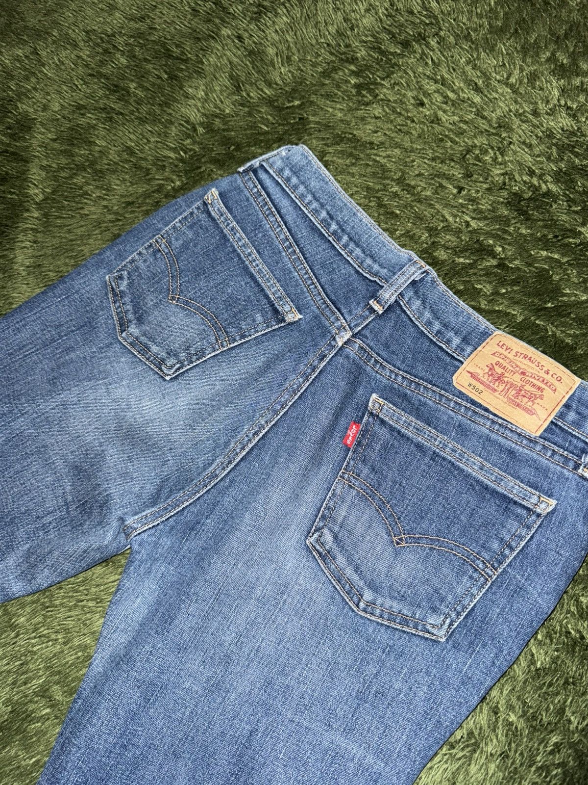 Levi's [W31] Levi’s Women’s 502 Made in Japan Washed Denim Pants Size US 31 - 9 Thumbnail