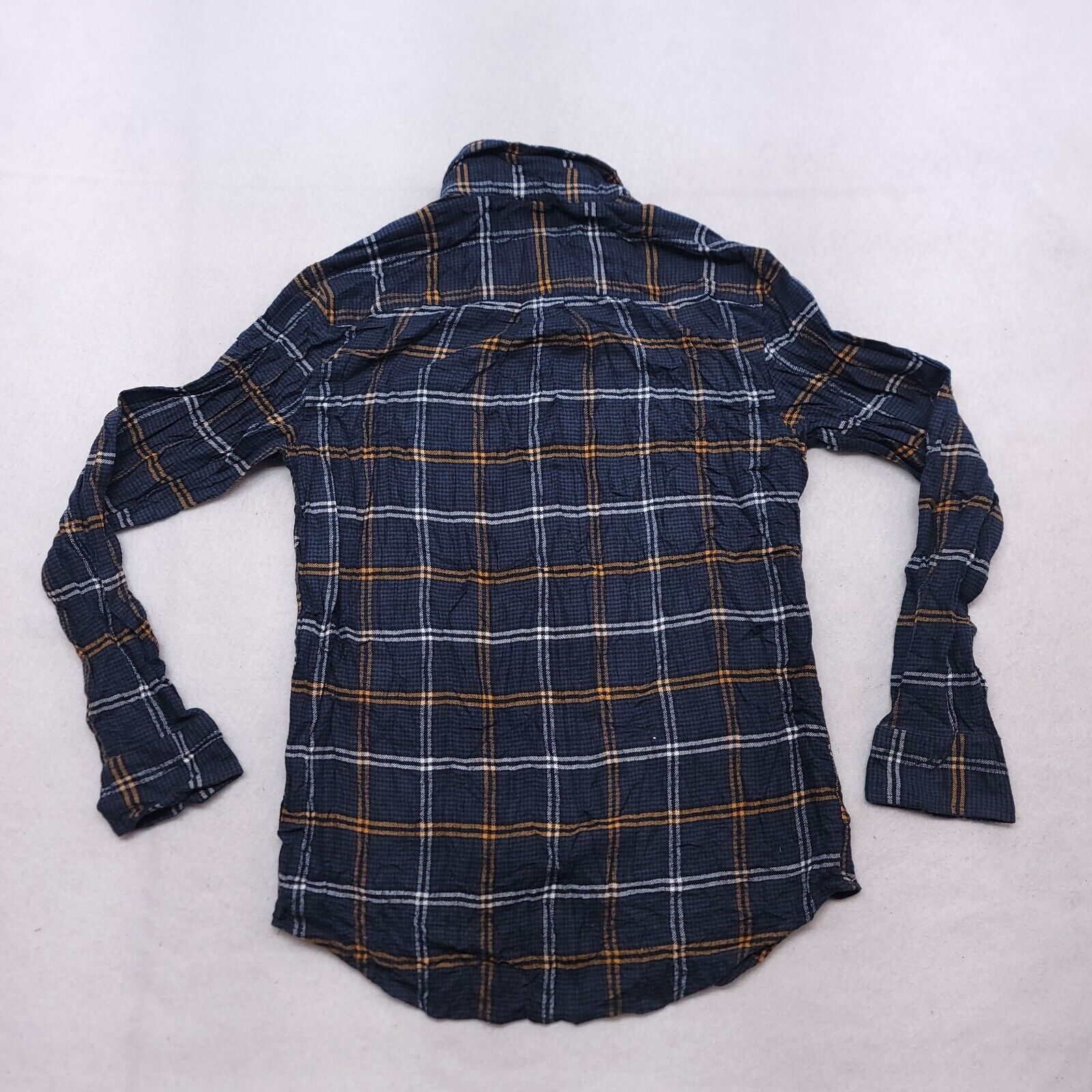 Croft & Barrow Croft & Barrow Windowpane Flannel Shirt Mens Size Small Blue Size US S / EU 44-46 / 1 - 10 Thumbnail