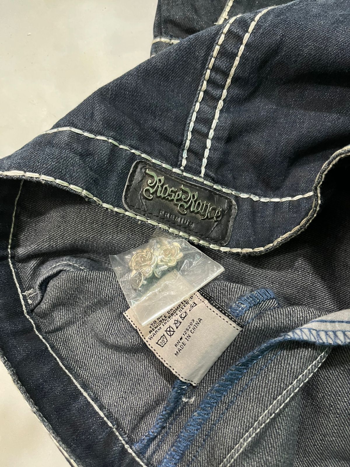 Japanese Brand Rose Royce Cross Logo Trucker Jeans Size M / US 6-8 / IT 42-44 - 7 Thumbnail