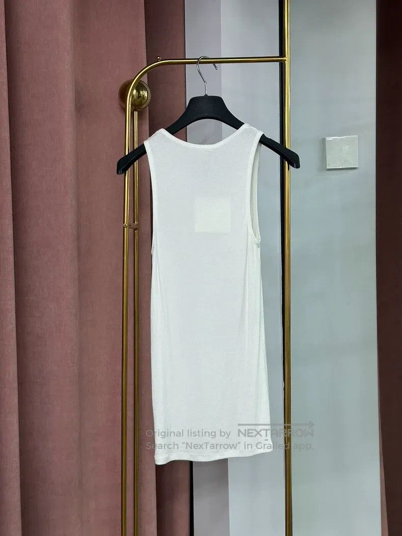 The Row The Row White Camisole Sleeveless Top Size S / US 4 / IT 40 - 3 Thumbnail