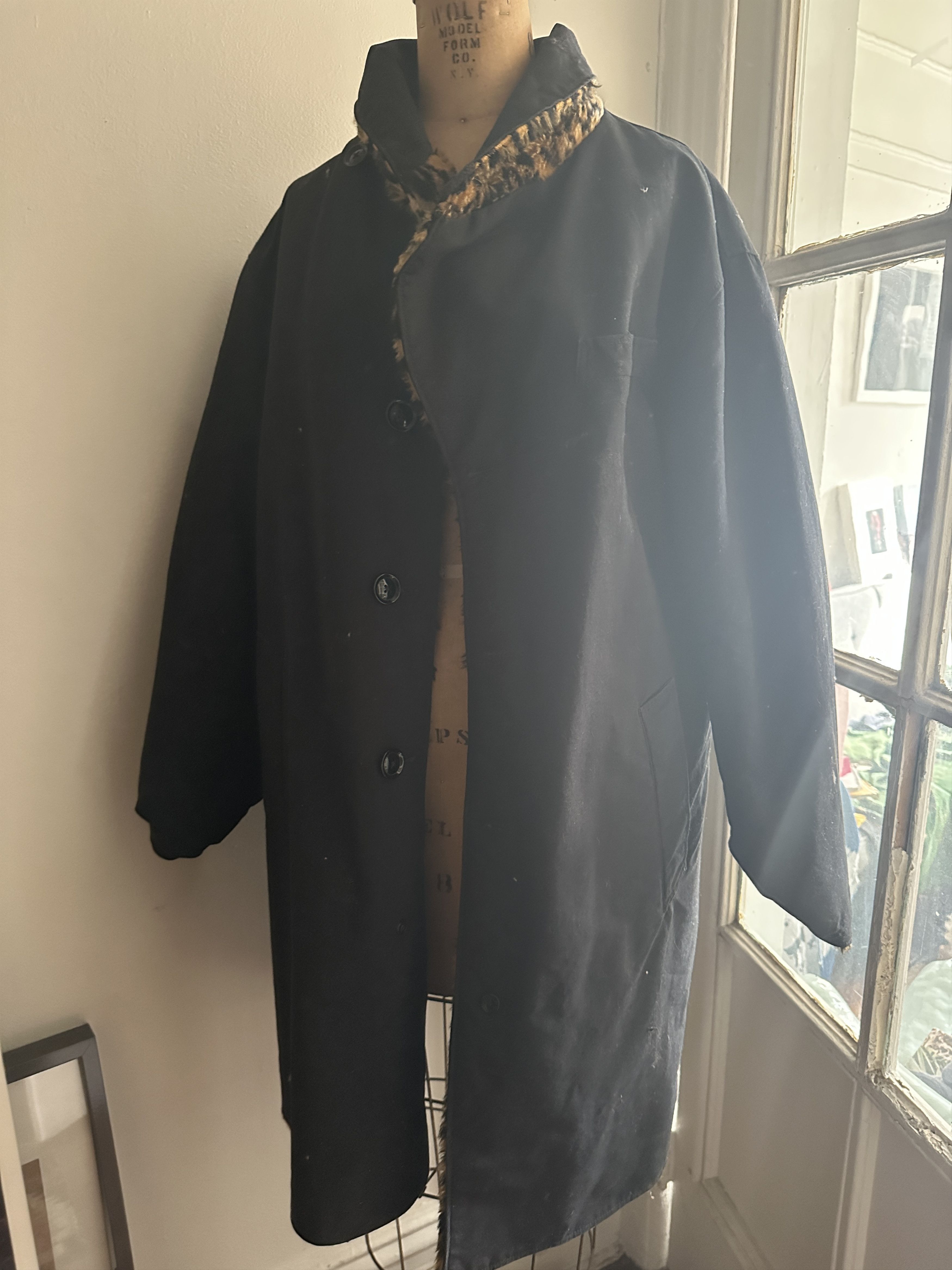 Engineered Garments Engineered Garments Reversible Leopard Print Coat Size US M / EU 48-50 / 2 - 8 Thumbnail