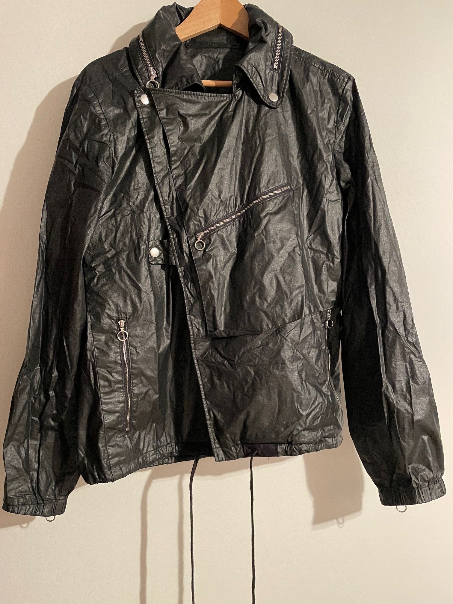 image of Kris Van Assche Perfecto Light Jacket in Black, Men's (Size Small)