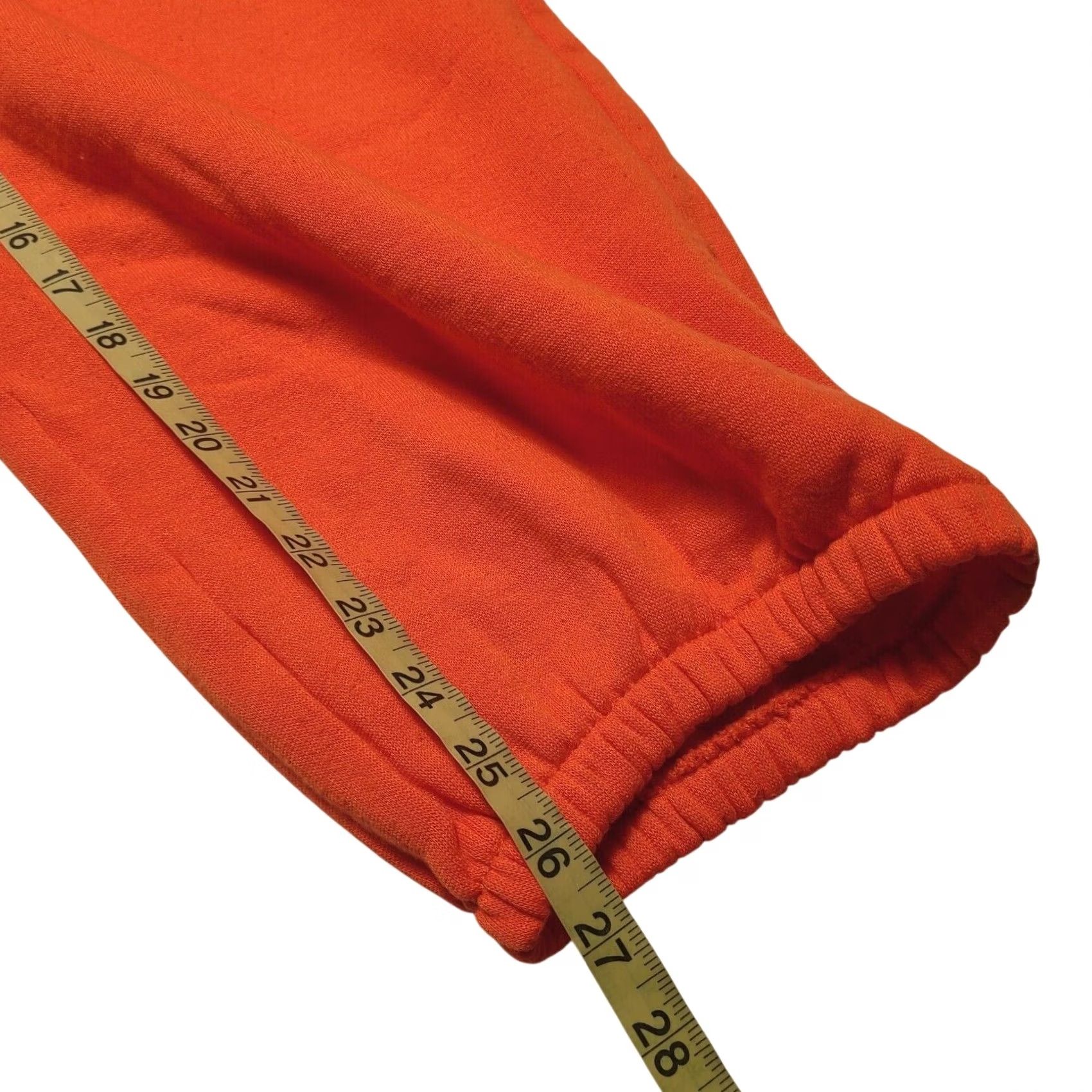 Vintage VINTAGE Duck Bay Hunting Orange Sweatsuit Outfit/Set Men's L/M Acrylic Blank 90's Orange Sweatshirt Pants size Large Medium Mens Size US 33 - 8 Thumbnail