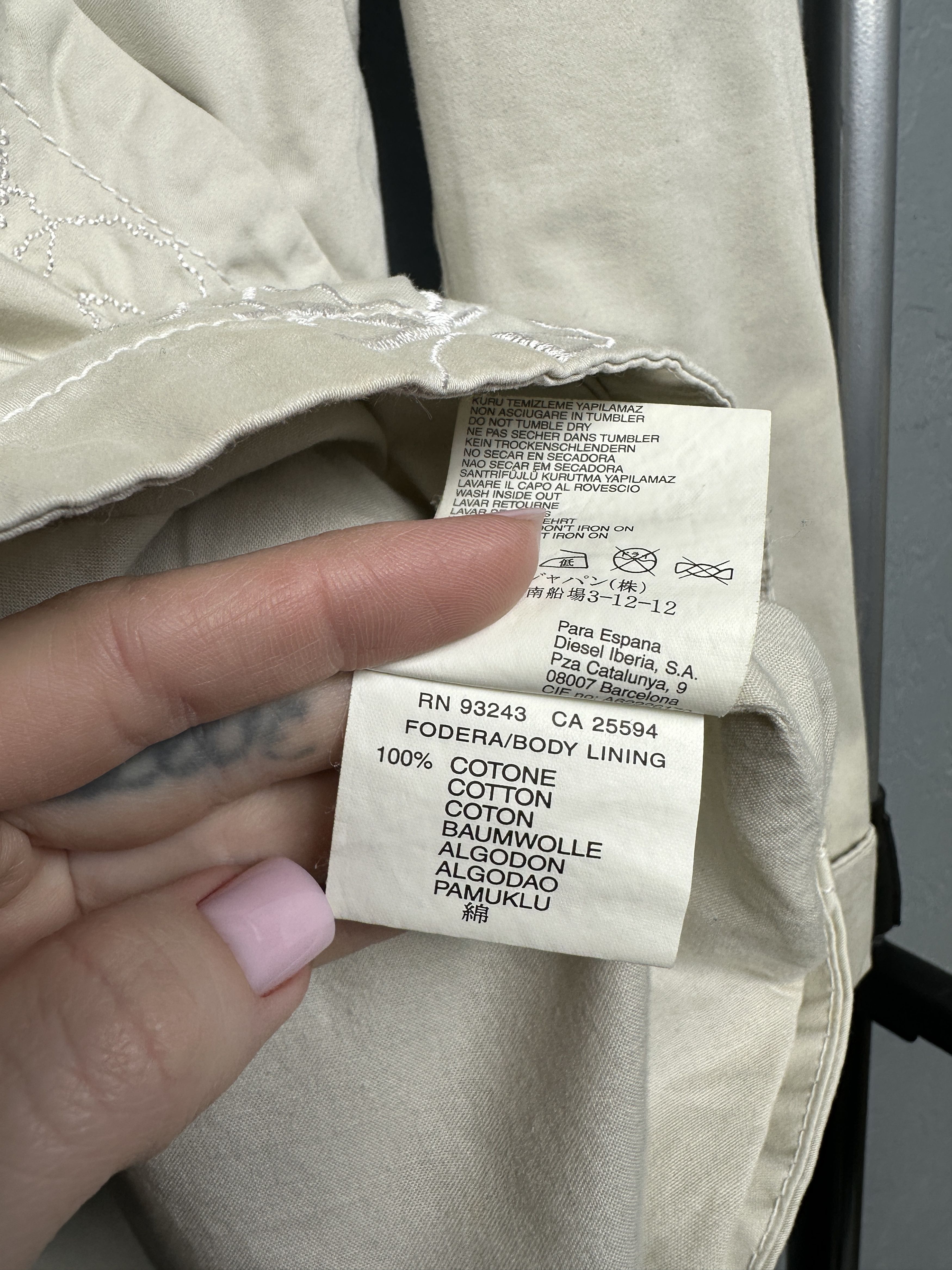 Diesel Diesel Clouds Womens Utility Jacket Size M / US 6-8 / IT 42-44 - 8 Thumbnail