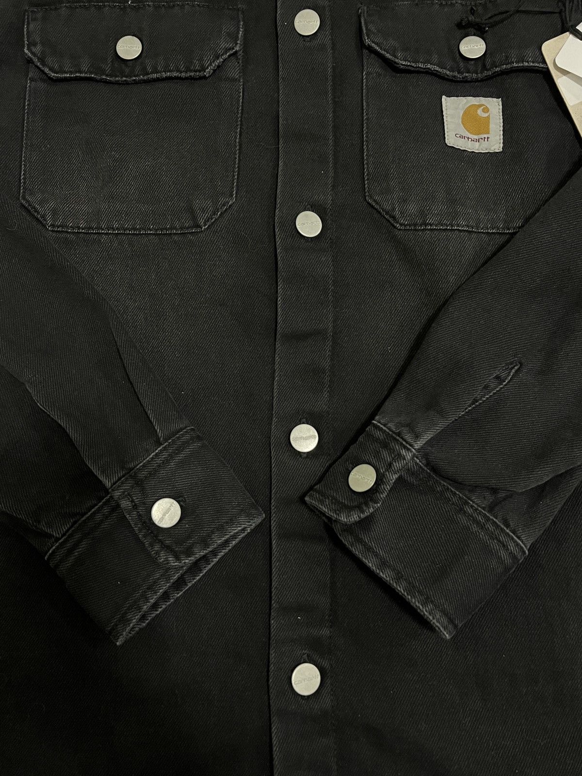 Carhartt Men’s Carhartt Harley Denim Black Shirt Jac Size US S / EU 44-46 / 1 - 6 Thumbnail
