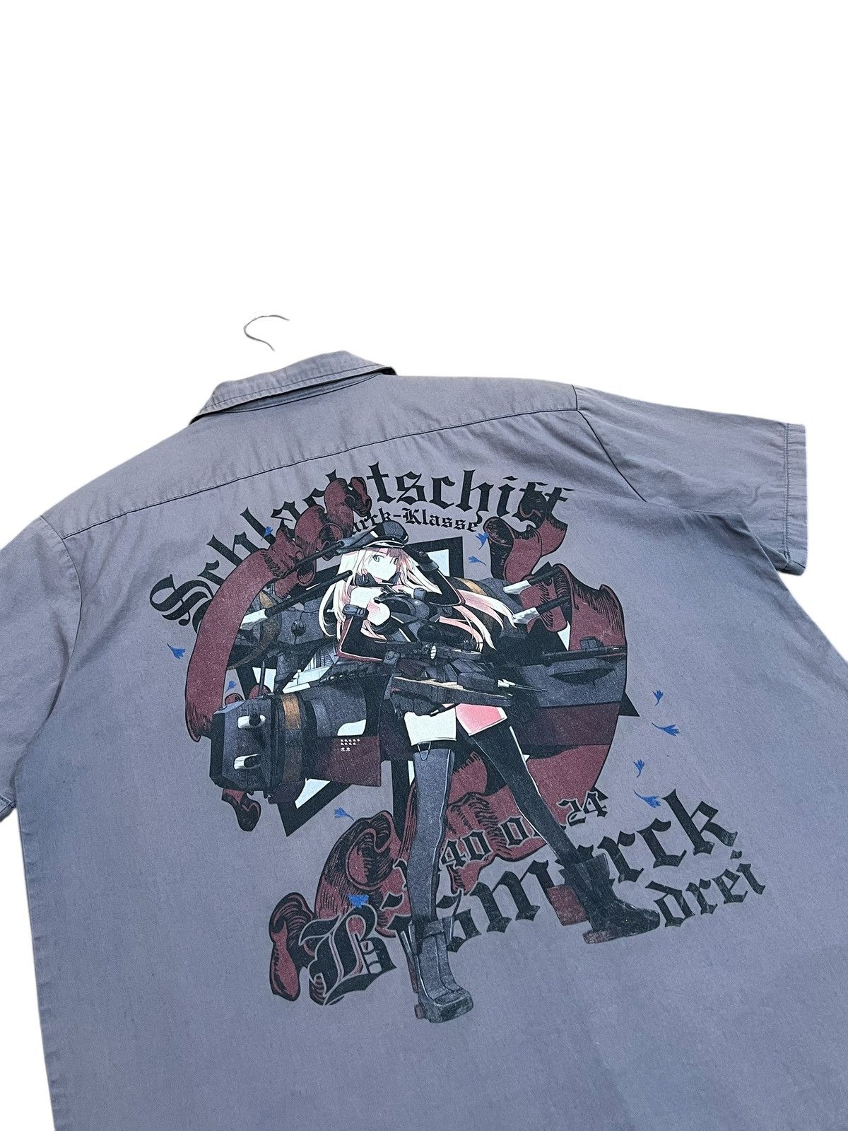 Anime × Vintage Vtg Anime Bismarck Drei Workshirt Size US M / EU 48-50 / 2 - 2 Thumbnail