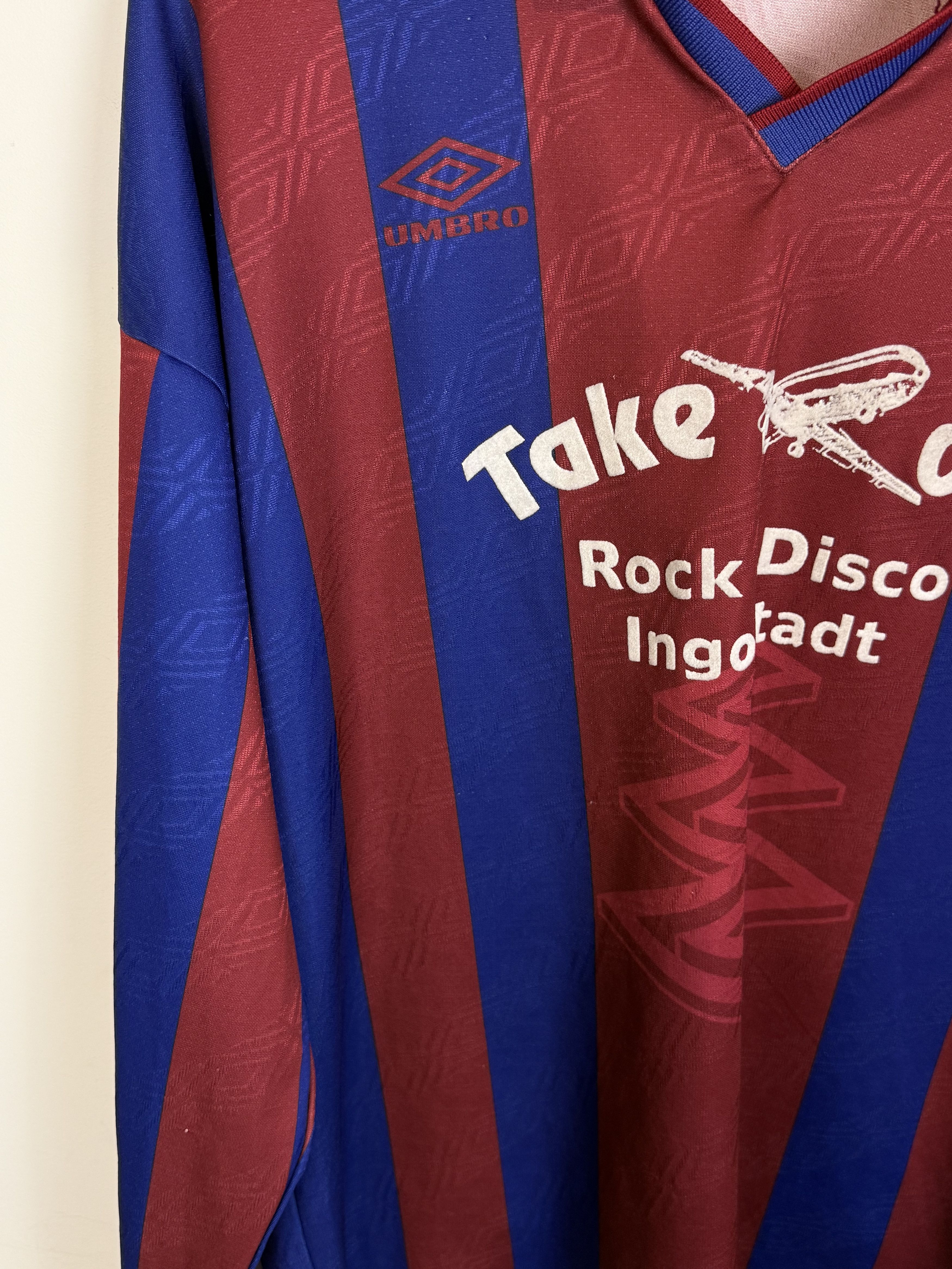 Umbro Vintage 90s Umbro SV Stammham Long Sleeve Football Shirt Size US XL / EU 56 / 4 - 6 Thumbnail
