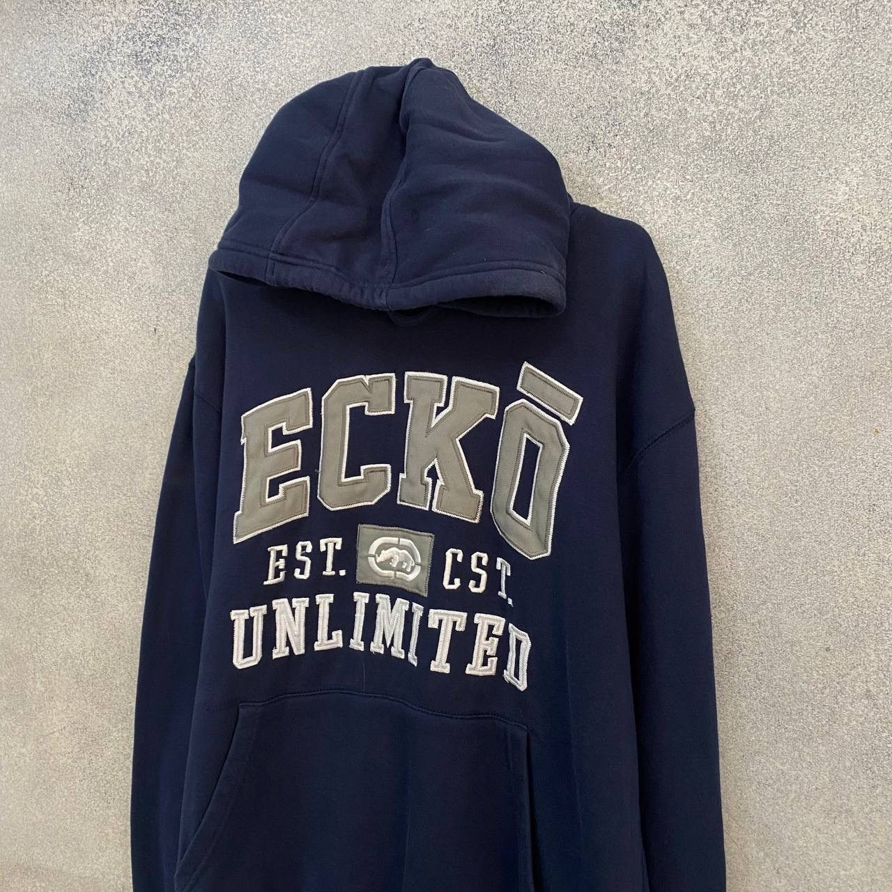 Ecko Unltd. Vintage Ecko Unltd Hoodie Big Logo Size US L / EU 52-54 / 3 - 2 Thumbnail