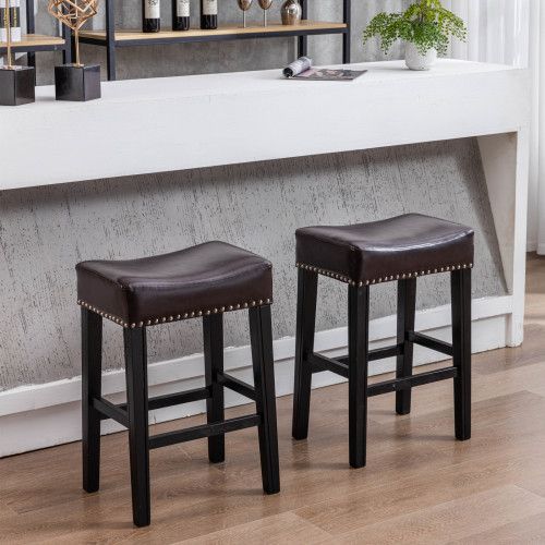 Designer × Homemade A&A Furniture,Counter Height 26" Bar Stools for Kitchen Coun Size US L / EU 52-54 / 3 - 1 Thumbnail