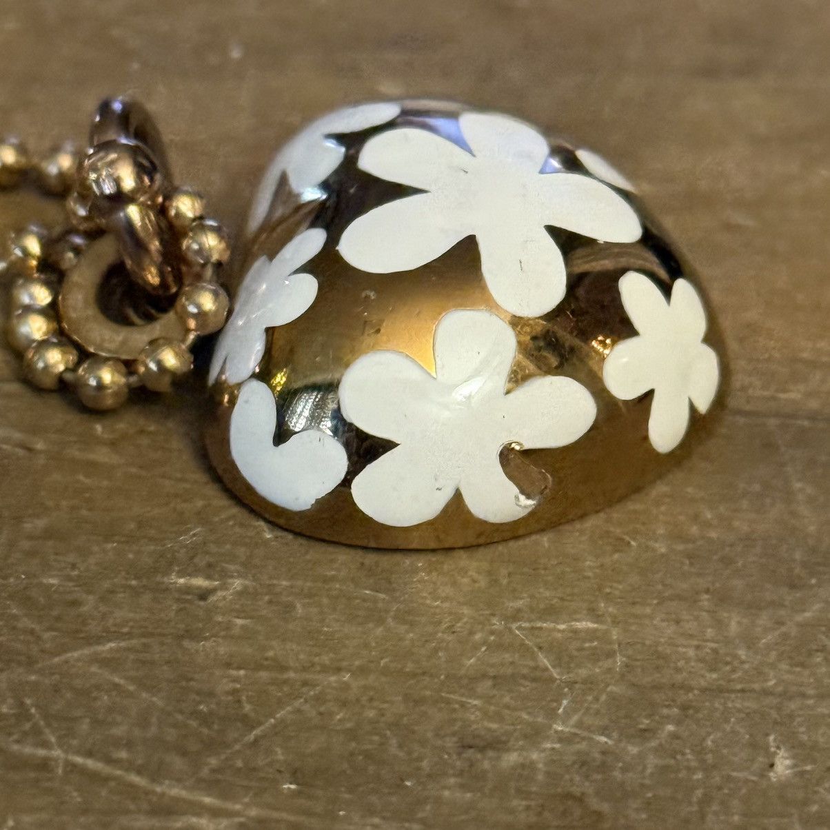 Other Folli Follie gold tone floral puffed heart pendant necklace Size ONE SIZE - 7 Thumbnail