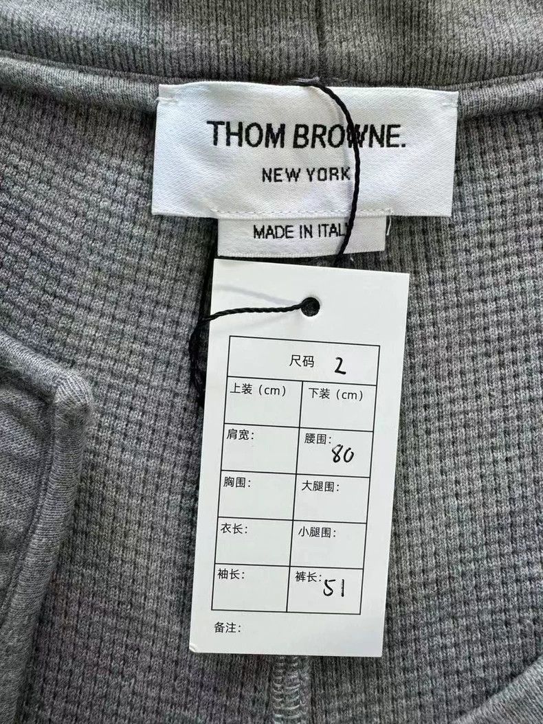 Thom Browne Thom Browne Size 2 Waffe check four-striped shorts 2503-Ne Size US 32 / EU 48 - 3 Thumbnail