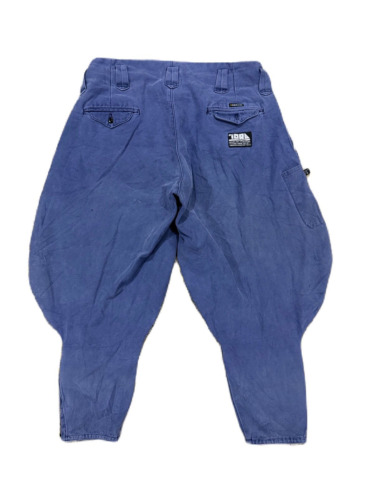 Japanese Brand TOBISHOZOKU INDIGO SAROUEL PANTS JAPAN STYLE DISTRESS Size US 35 - 4 Thumbnail