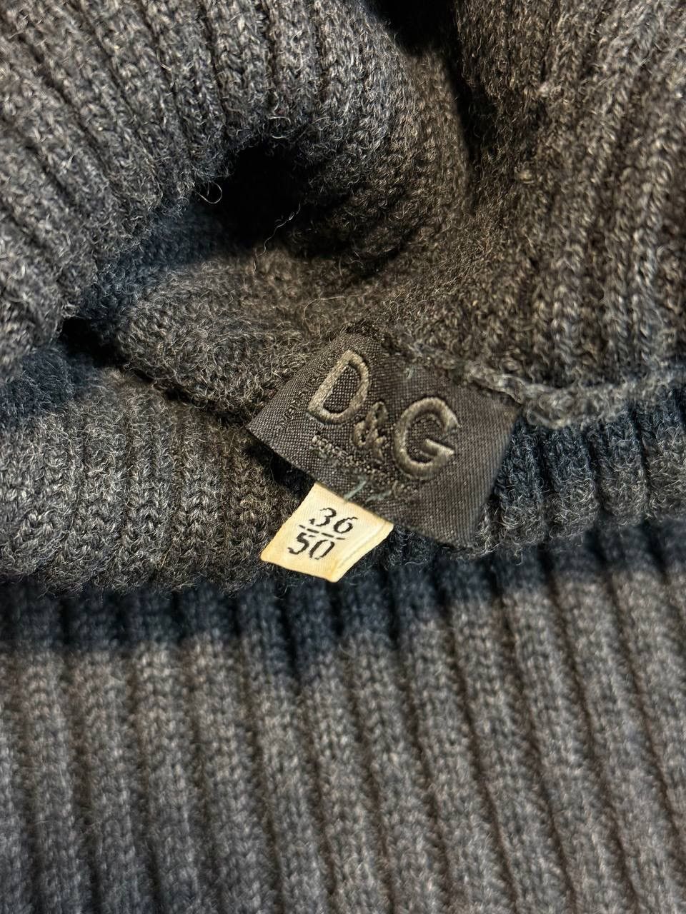 Dolce & Gabbana DOLCE & GABBANA Turtleneck Kneeted Sweater Vintage 90s Size US M / EU 48-50 / 2 - 3 Thumbnail