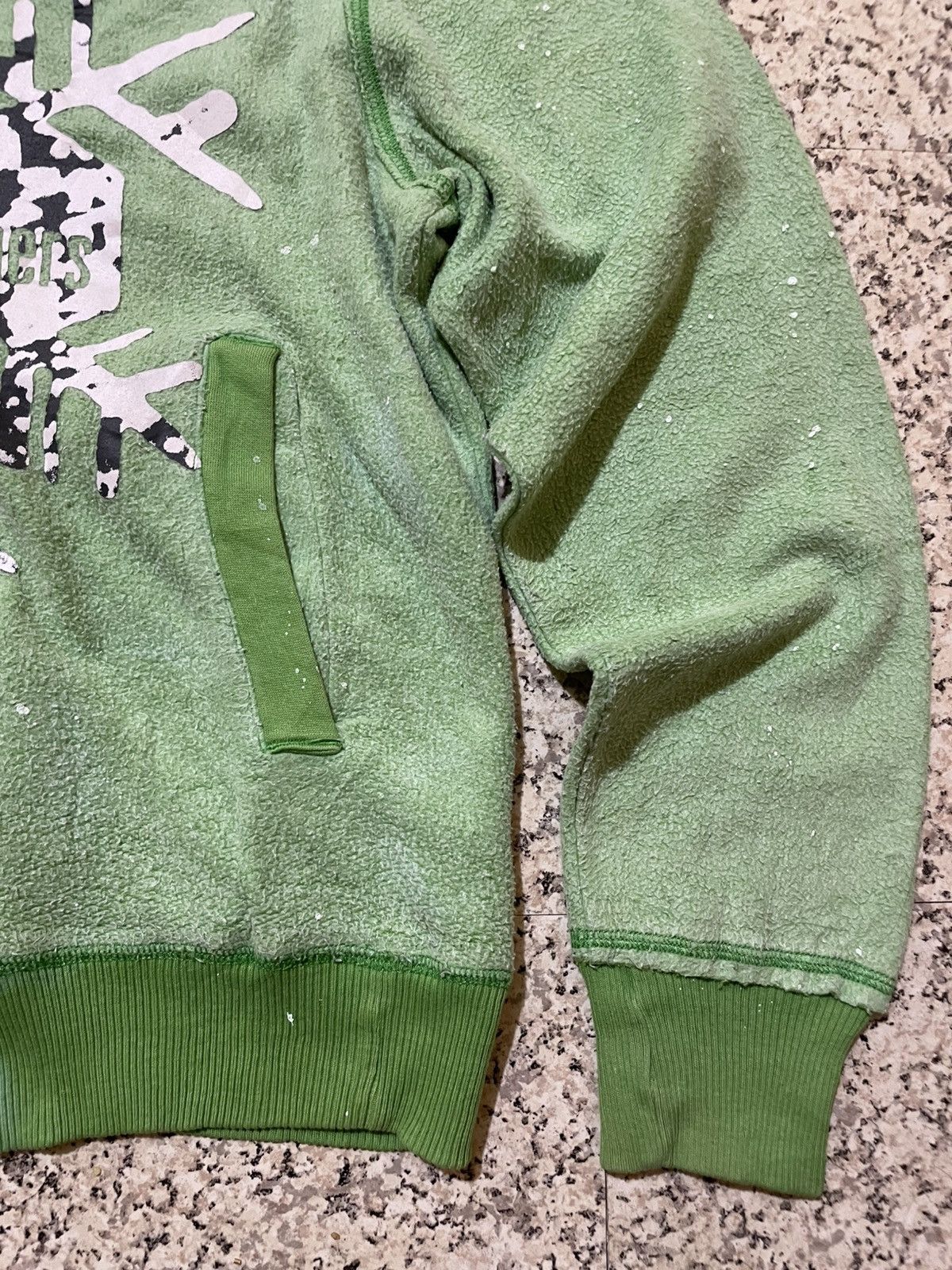 Diesel Vintage Diesel Y2k Grunge Style Distressed Full-Zip Hoodie Size XL / US 12-14 / IT 48-50 - 7 Thumbnail