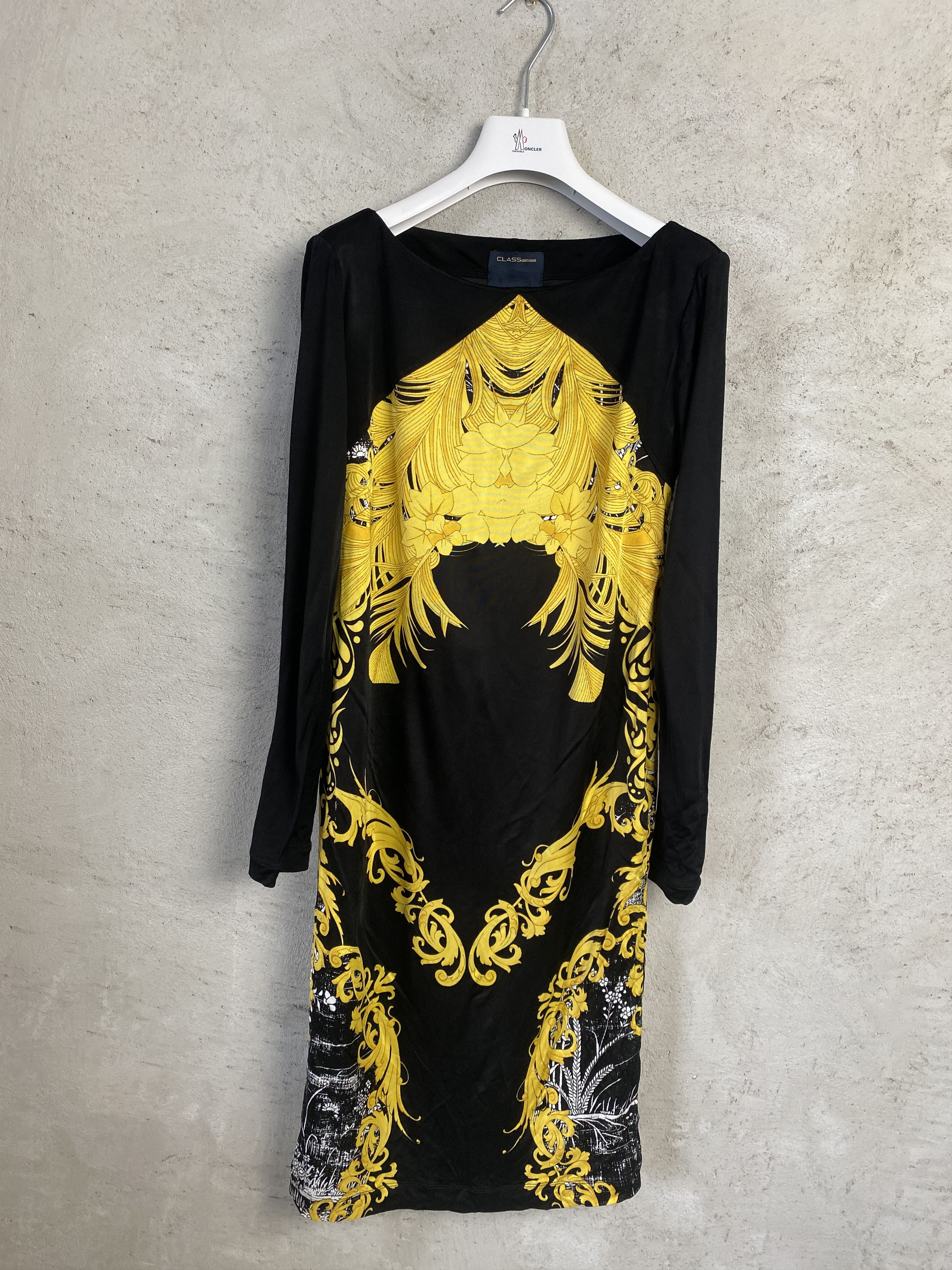Roberto Cavalli Roberto Cavalli Class printed viscose midi dress Size M / US 6-8 / IT 42-44 - 1 Thumbnail