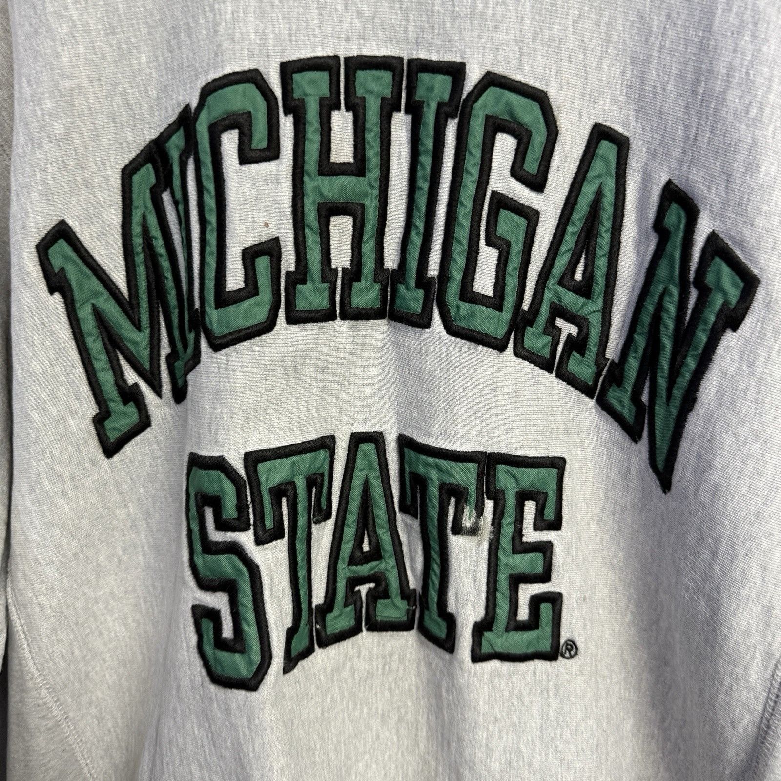 Vintage Vintage Michigan State University Sweatshirt Mens Large Gray Size US L / EU 52-54 / 3 - 4 Thumbnail