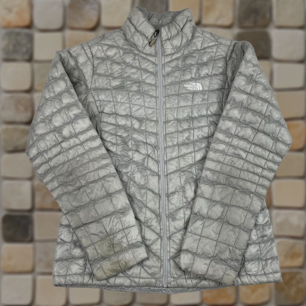 The North Face The North Face Womens Medium Gray Thermoball Puffer Jacket Size M / US 6-8 / IT 42-44 - 1 Thumbnail