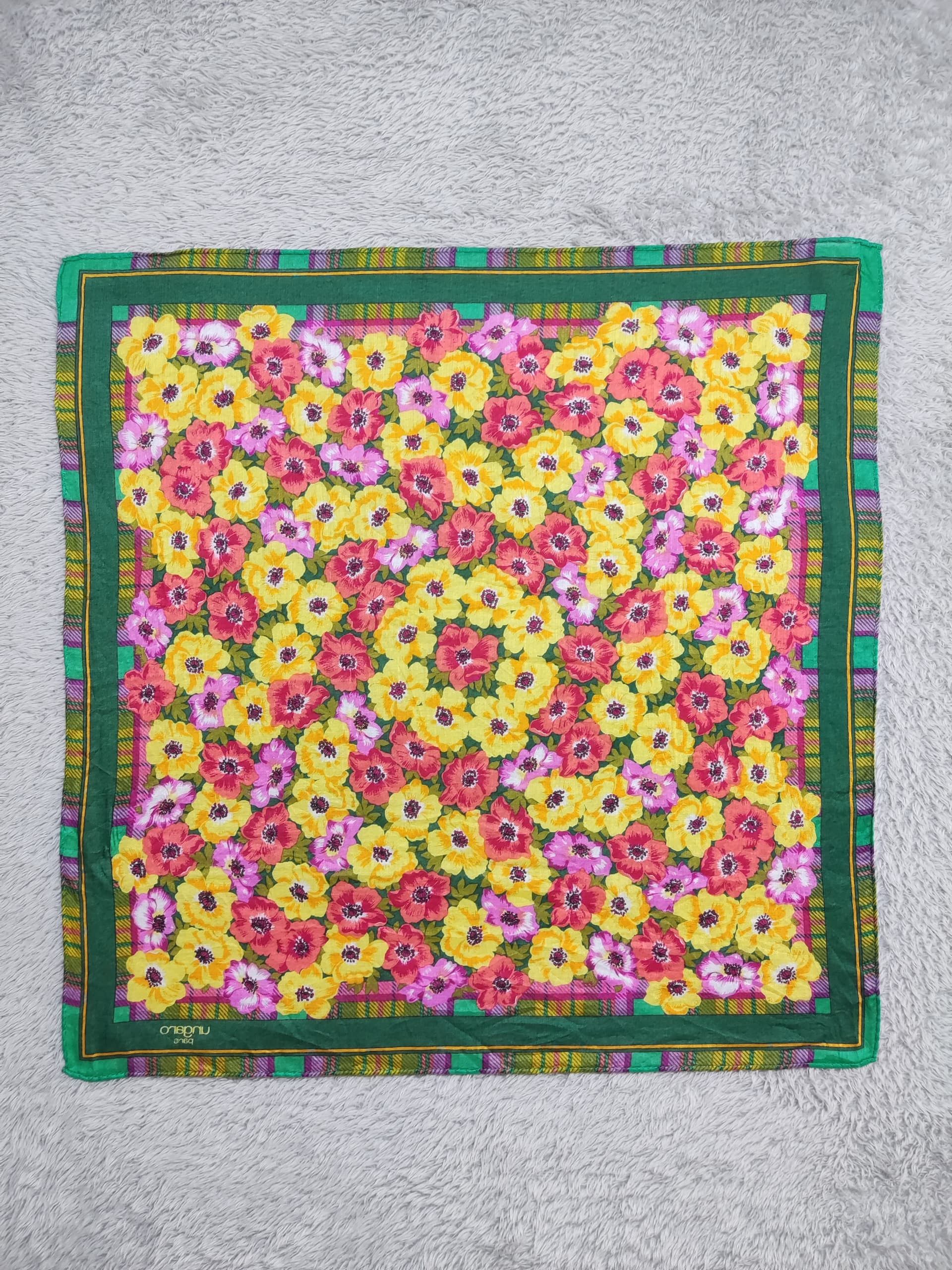 Emanuel Ungaro vintage Emanuel Ungaro floral Scar/ handkerchief Size ONE SIZE - 2 Thumbnail