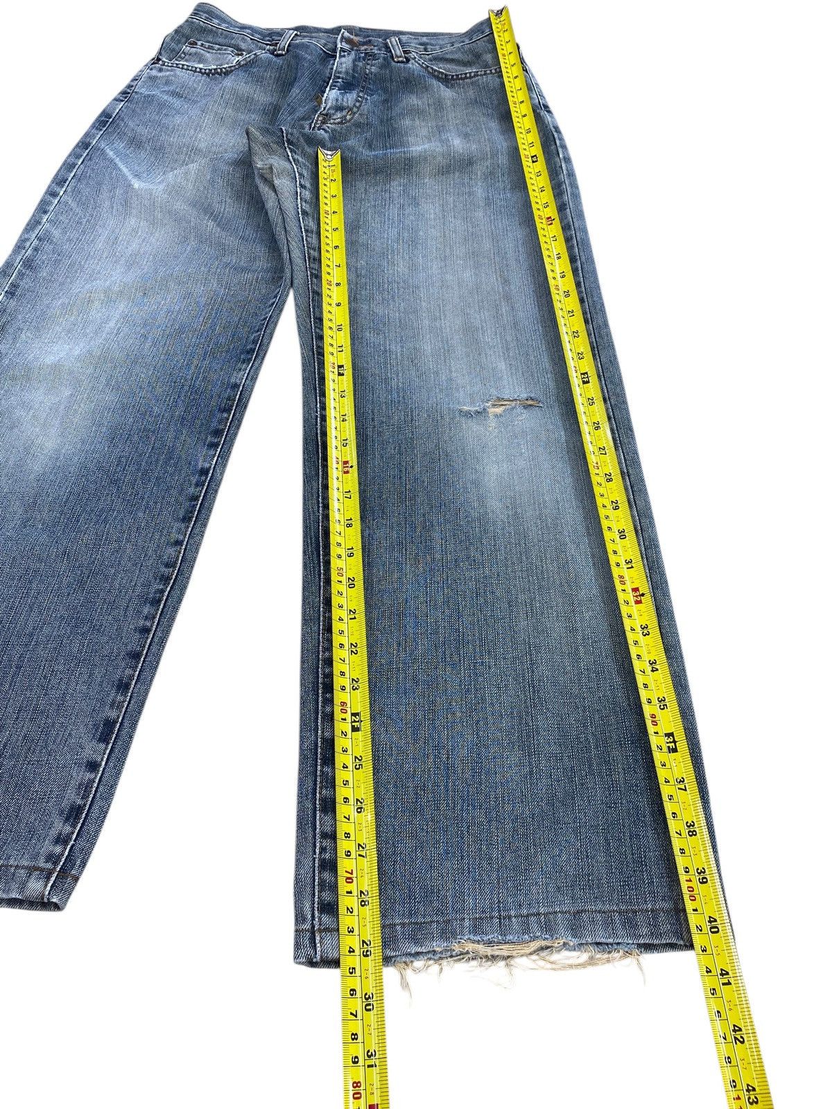 Edwin Edwin 405 Faded Blue Wash Style Loose Jeans Size US 30 / EU 46 - 8 Thumbnail