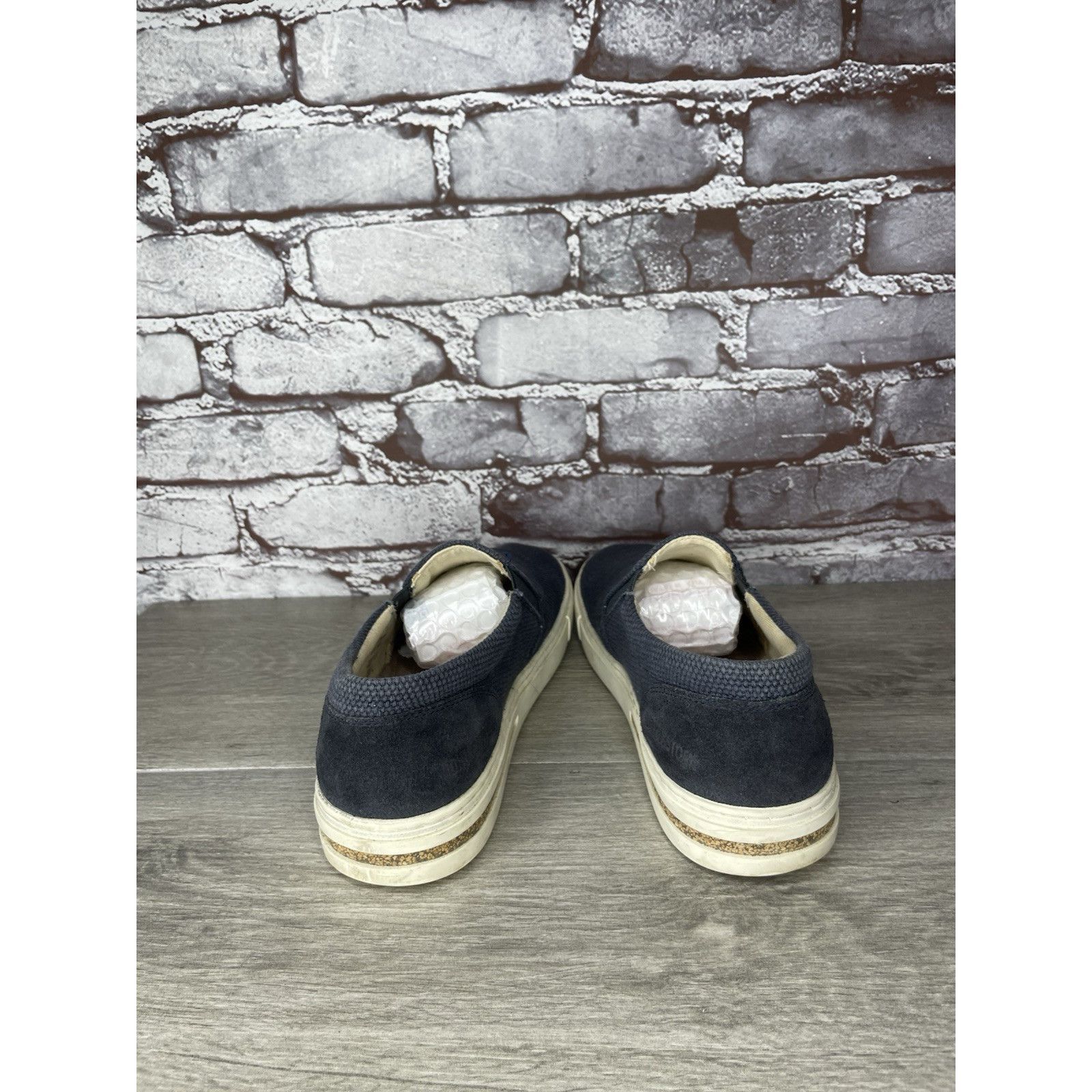 Birkenstock Birkenstock Oswego Midnight Blue Canvas Suede Slip On Shoes Size US 7 / IT 37 - 4 Thumbnail