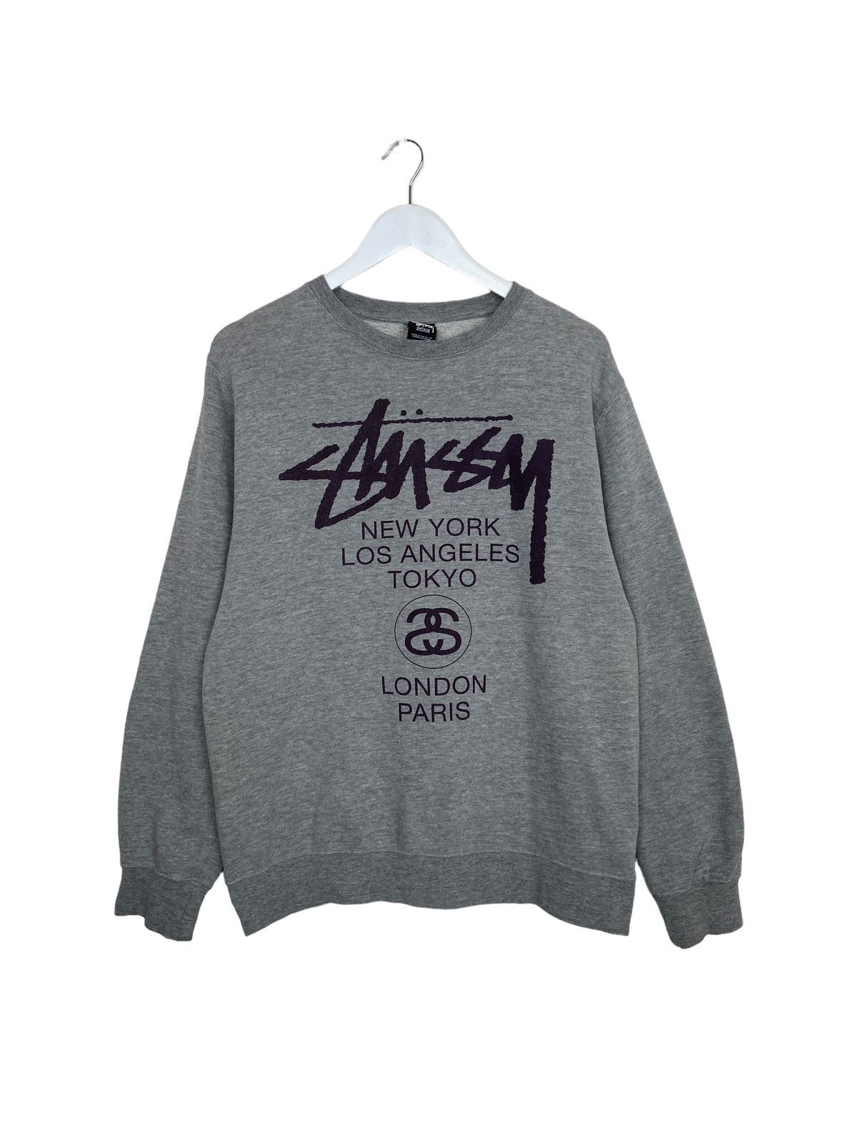 Stussy World Tour Sweatshirt | Grailed