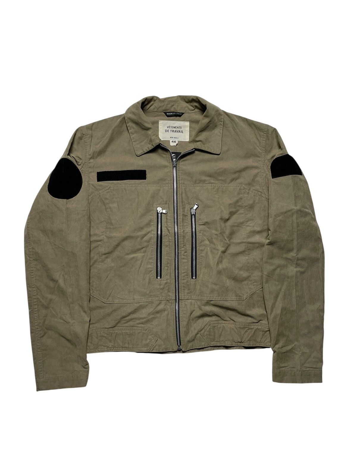 Vetements De Travail By WIM Neels Double Zip Jacket