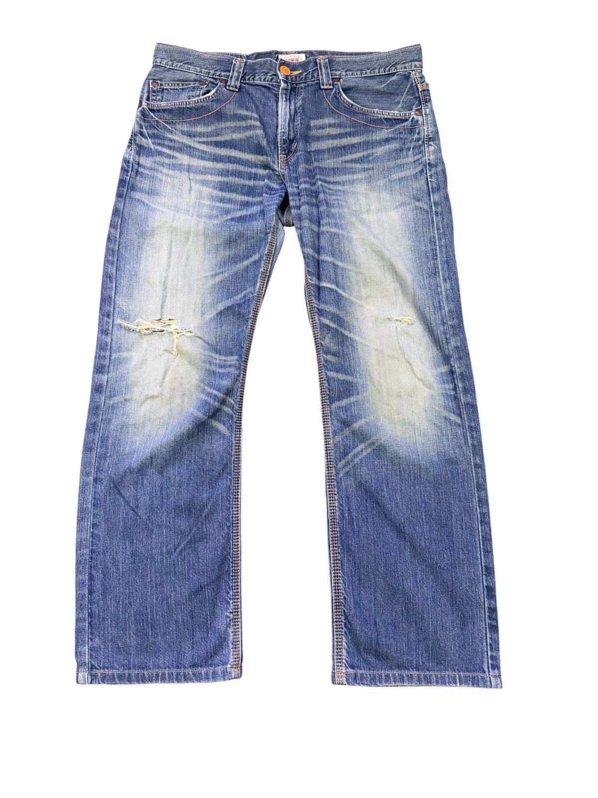 Edwin Vintage Distressed Edwin 403 XVS Denim Japanese Brand Size US 38 / EU 54 - 2 Thumbnail