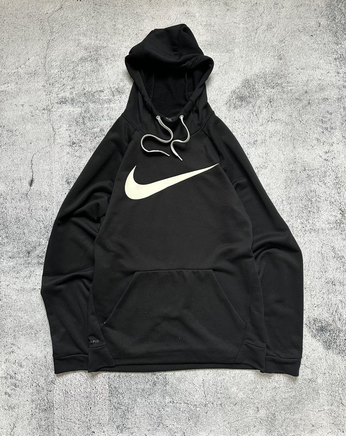 Nike Vintage Nike Big Swoosh Logo Hoodie Dry Fit Size US M / EU 48-50 / 2 - 1 Thumbnail