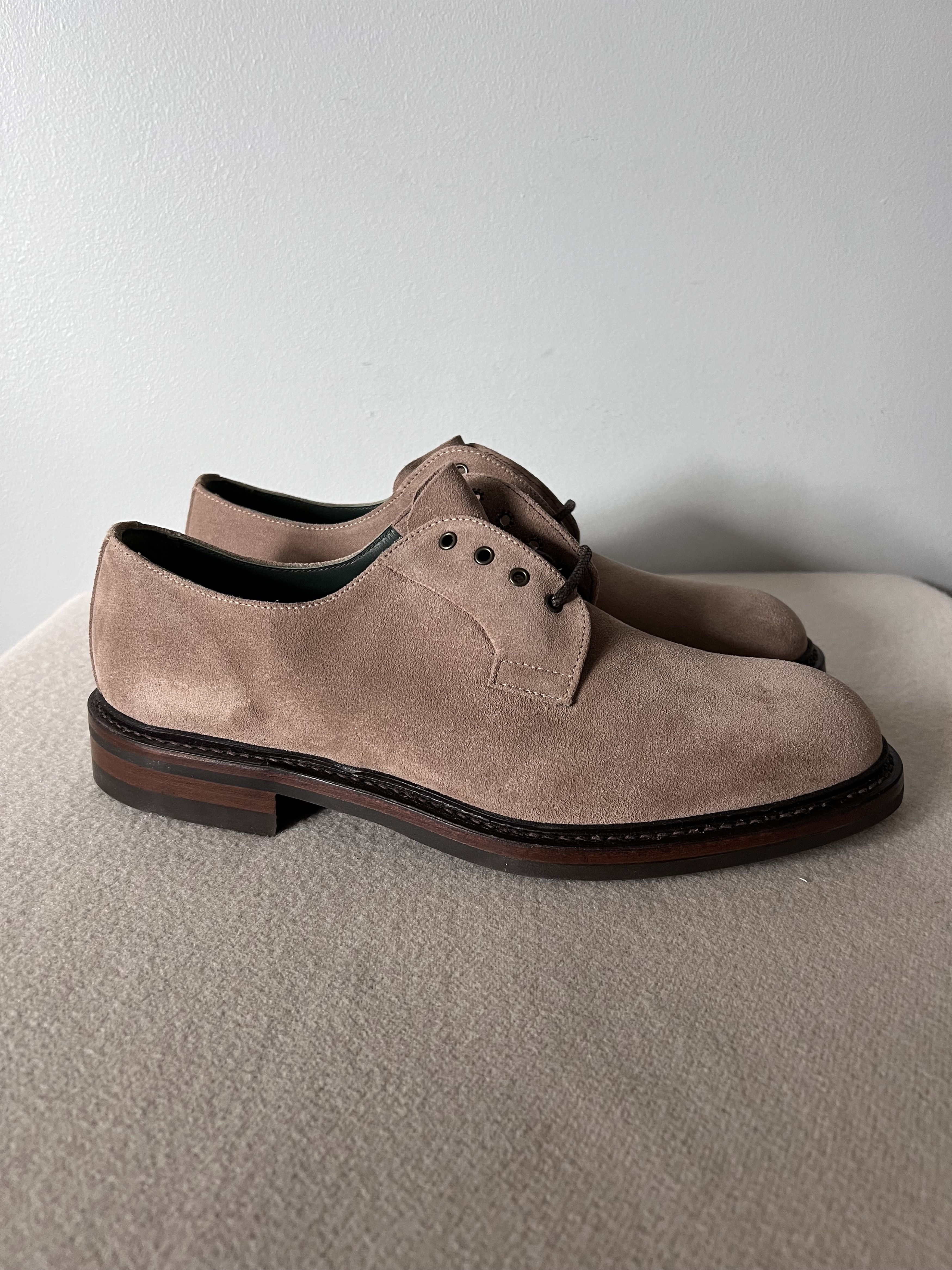 Aime Leon Dore × Drake's Aime Leon Dore Drake's Plain Toe Blucher Derby in Tan Size US 9.5 / EU 42-43 - 1 Thumbnail