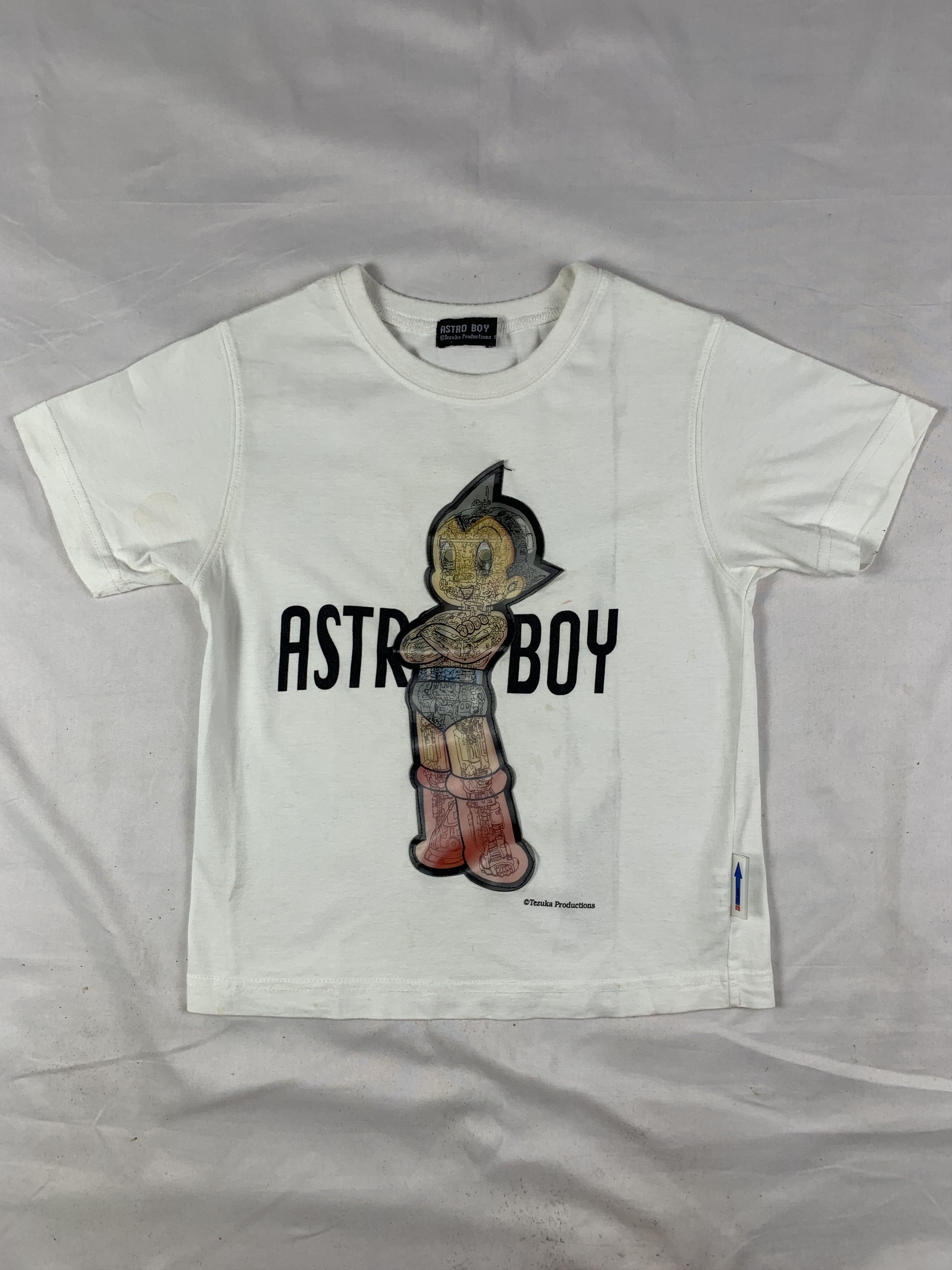 Anime 2000s Astro Boy White Hologram Baby Tee (XS) Size XS / US 0-2 / IT 36-38 - 1 Thumbnail