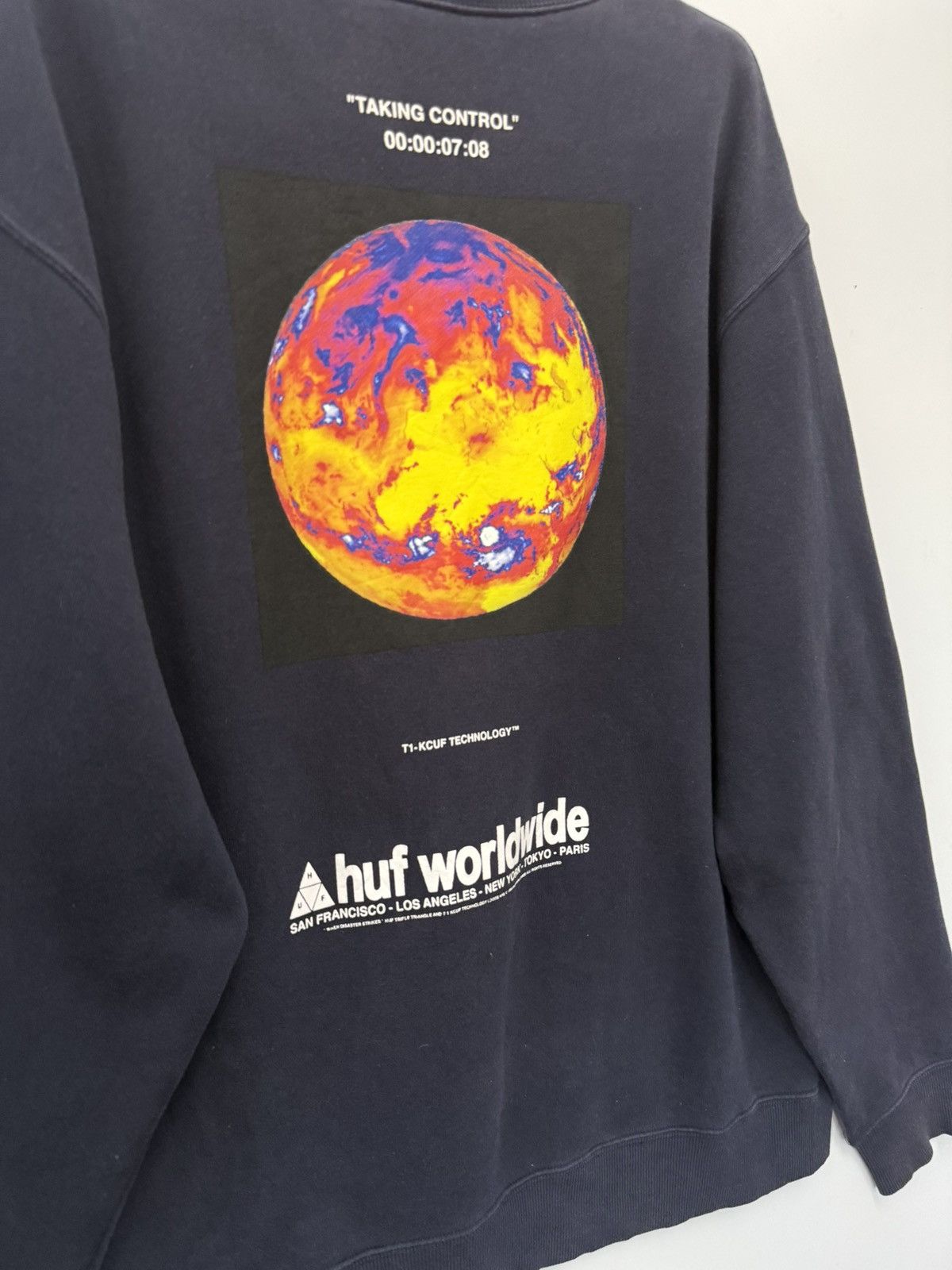 Huf 🔥 HUF JAPAN SKATEBOARDS STREETWEAR ROUNDNECK SWEATSHIRT - L Size US L / EU 52-54 / 3 - 10 Thumbnail