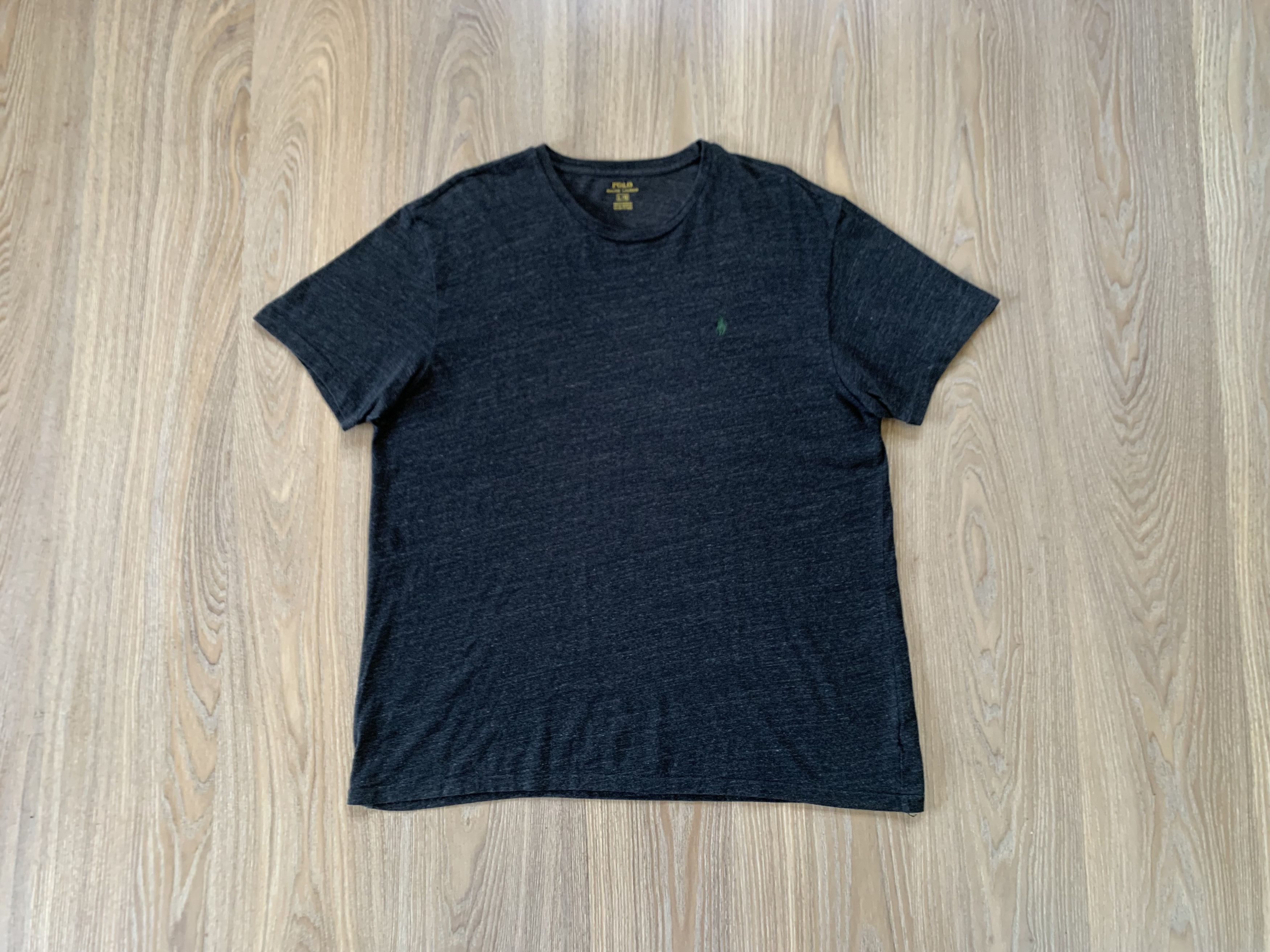Polo Ralph Lauren Polo Ralph Lauren Grey Basic Cotton T-Shirt Size US L / EU 52-54 / 3 - 1 Thumbnail