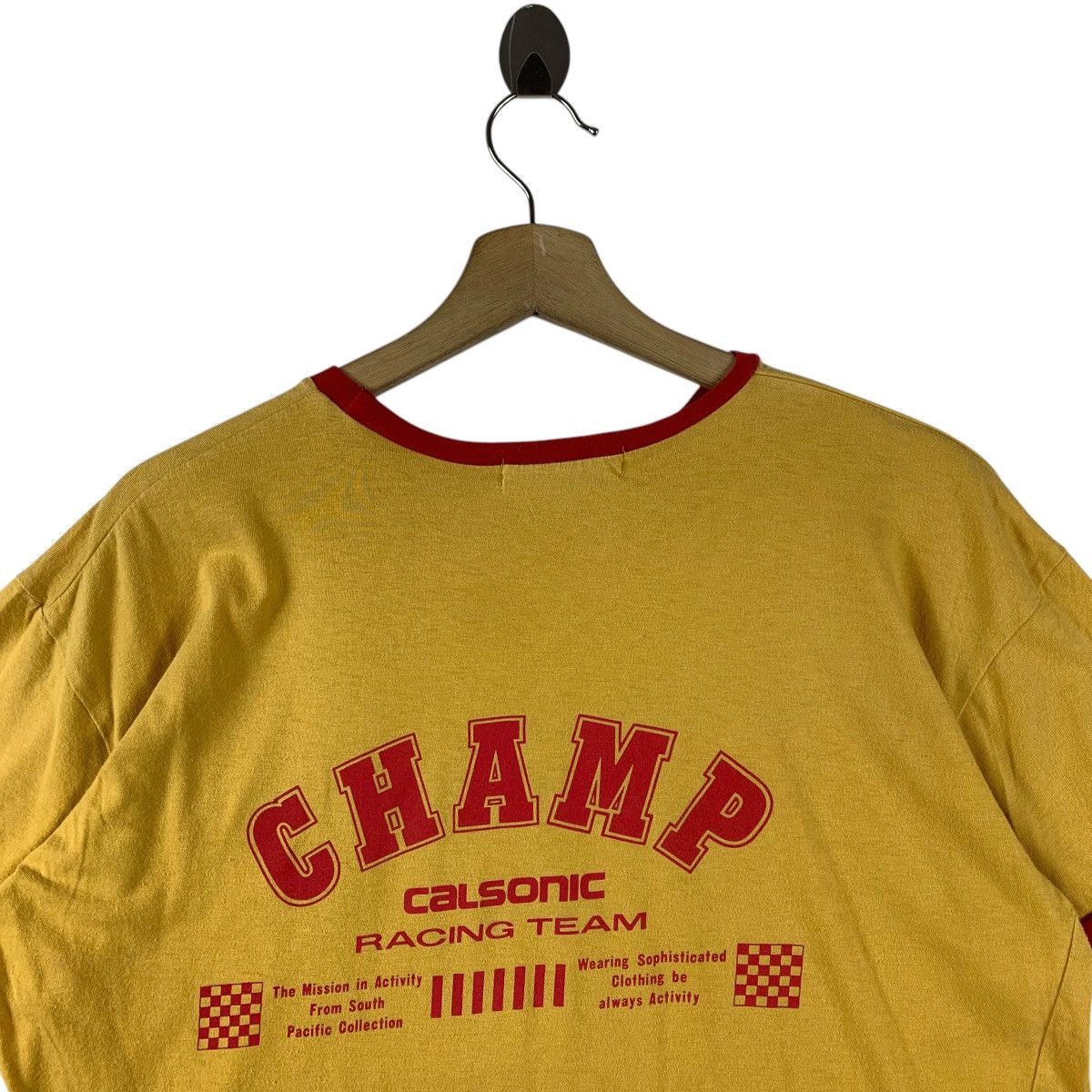Vintage Vintage CALSONIC racing team spellout printed tees Size US M / EU 48-50 / 2 - 10 Thumbnail
