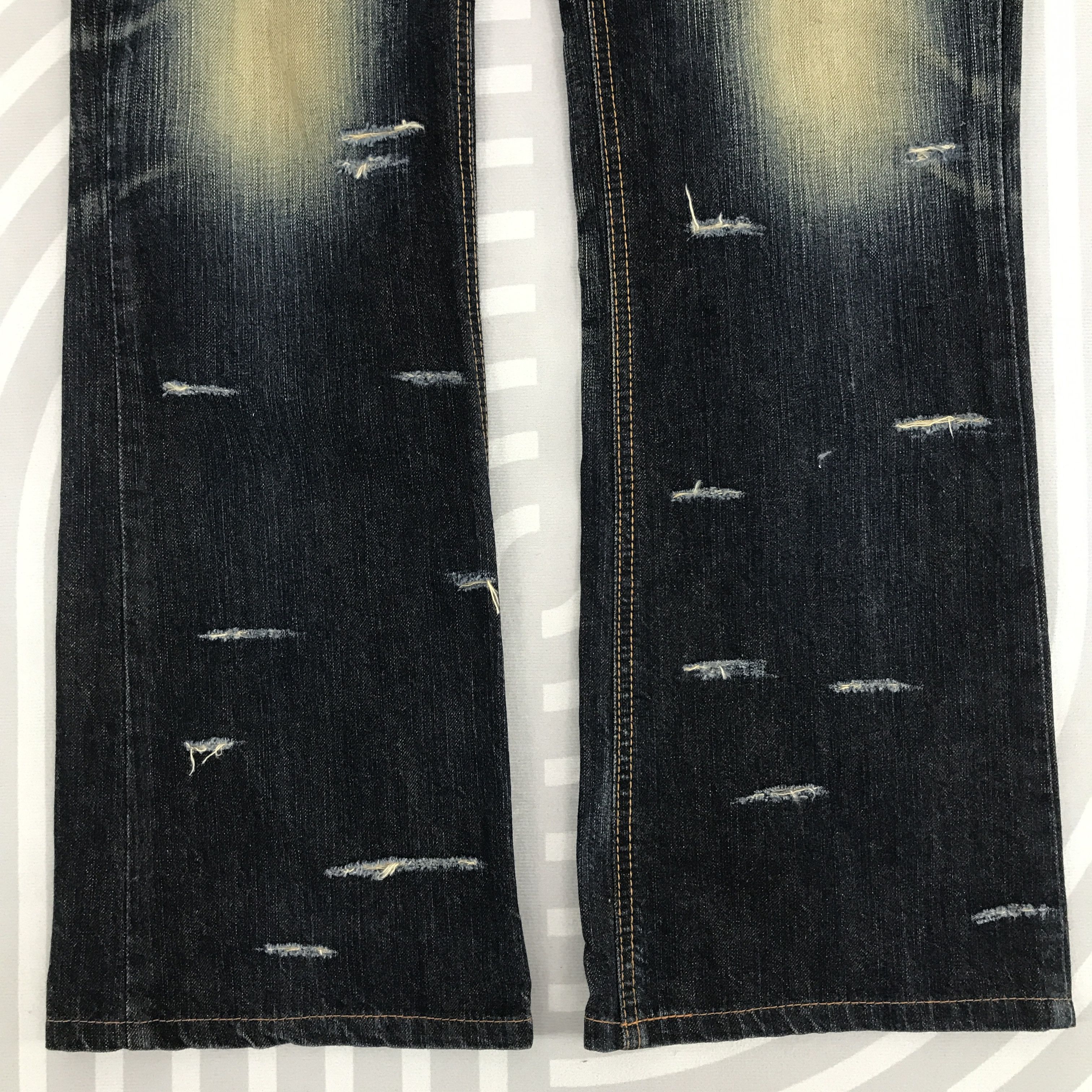 Edwin × If Six Was Nine × Japanese Brand Flare Edwin XWX Bootcut Distressed Denim Pants Size US 30 / EU 46 - 3 Thumbnail