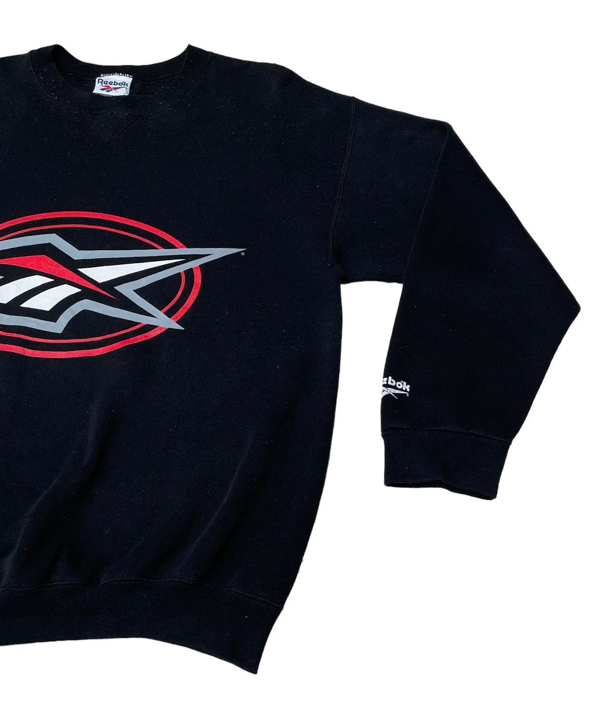 Reebok × Vintage Vintage Reebok Big Logo Sweatshirt 1990s Size US L / EU 52-54 / 3 - 5 Thumbnail