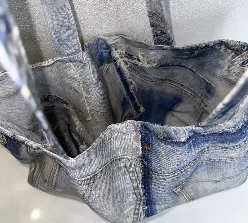 Japanese Brand printed denim shoulder bag Size ONE SIZE - 4 Thumbnail