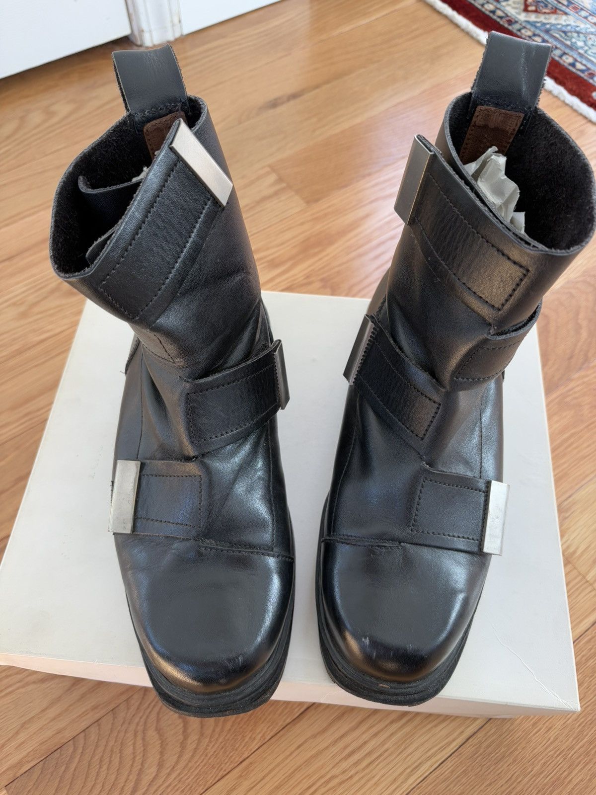 Dirk Bikkembergs Dirk Bikkembergs FW95 Vintage 90s Leather Bondage Boots US 8 Size US 8 / EU 41 - 16 Thumbnail