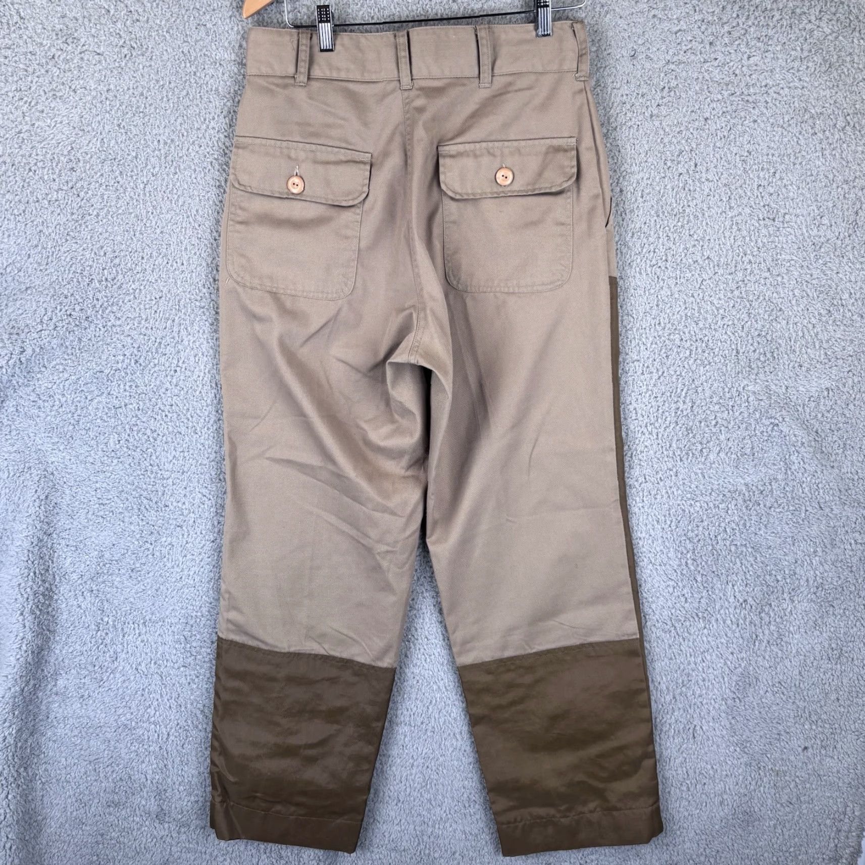 Vintage VINTAGE Hunting Pants Mens 30x30 Brown Canvas Briar Upland Brush Gun Club Sportswear Pants Straight 5-Pocket 30 Inseam Brown 90s Outdoor Mens Size US 30 / EU 46 - 5 Thumbnail