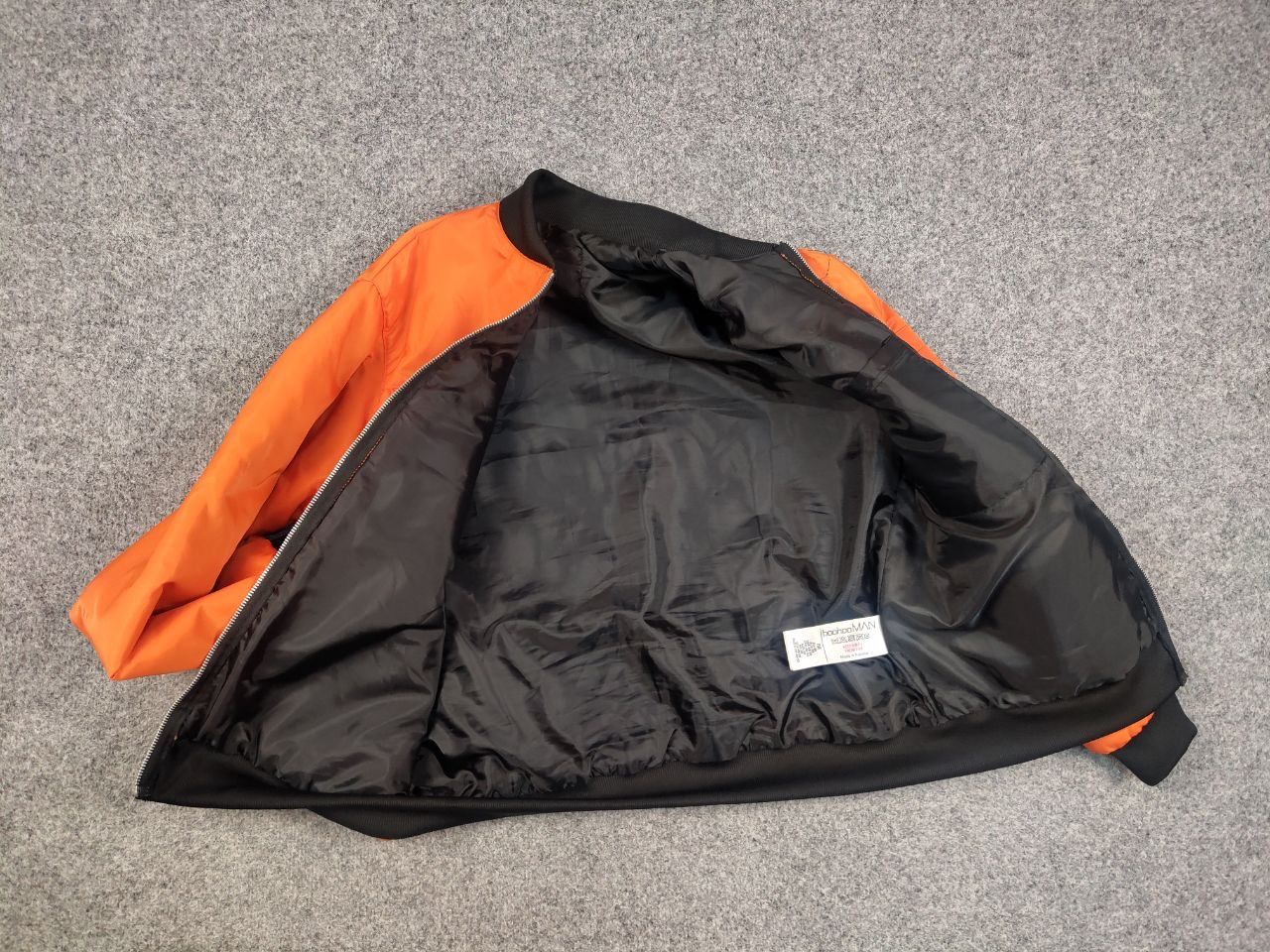 Japanese Brand Vintage Japan Style Orange Pocket Bomber Jacket Y2K Style Size US M / EU 48-50 / 2 - 16 Thumbnail