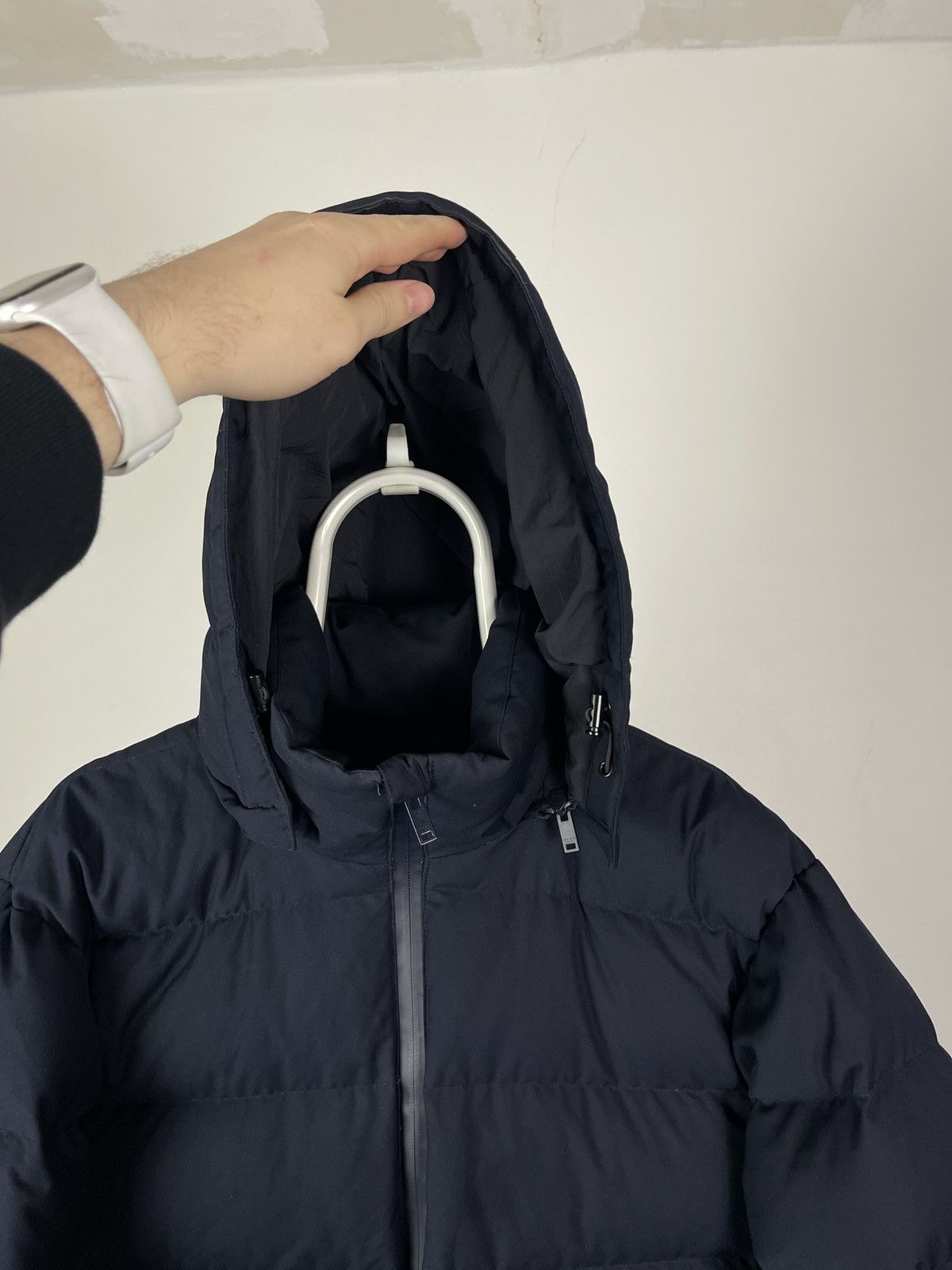 Sandro Sandro Paris down coat jacket men 52 L XL navy blue Size US L / EU 52-54 / 3 - 3 Thumbnail
