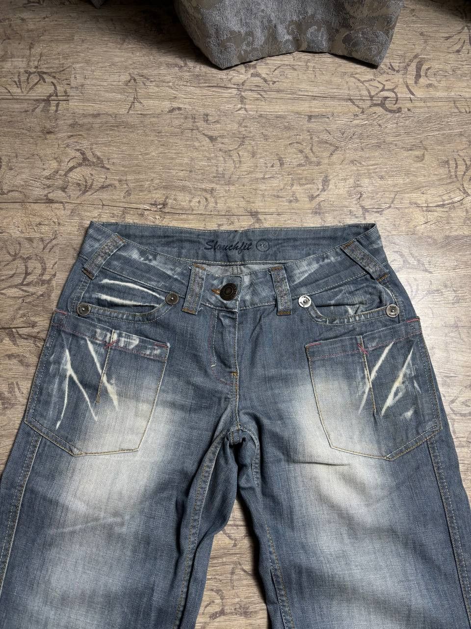 GOSTAR DE FUGA 2000's Flare GOA LGB type! Y2K Japan Denim Jeans Size US 31 - 5 Thumbnail