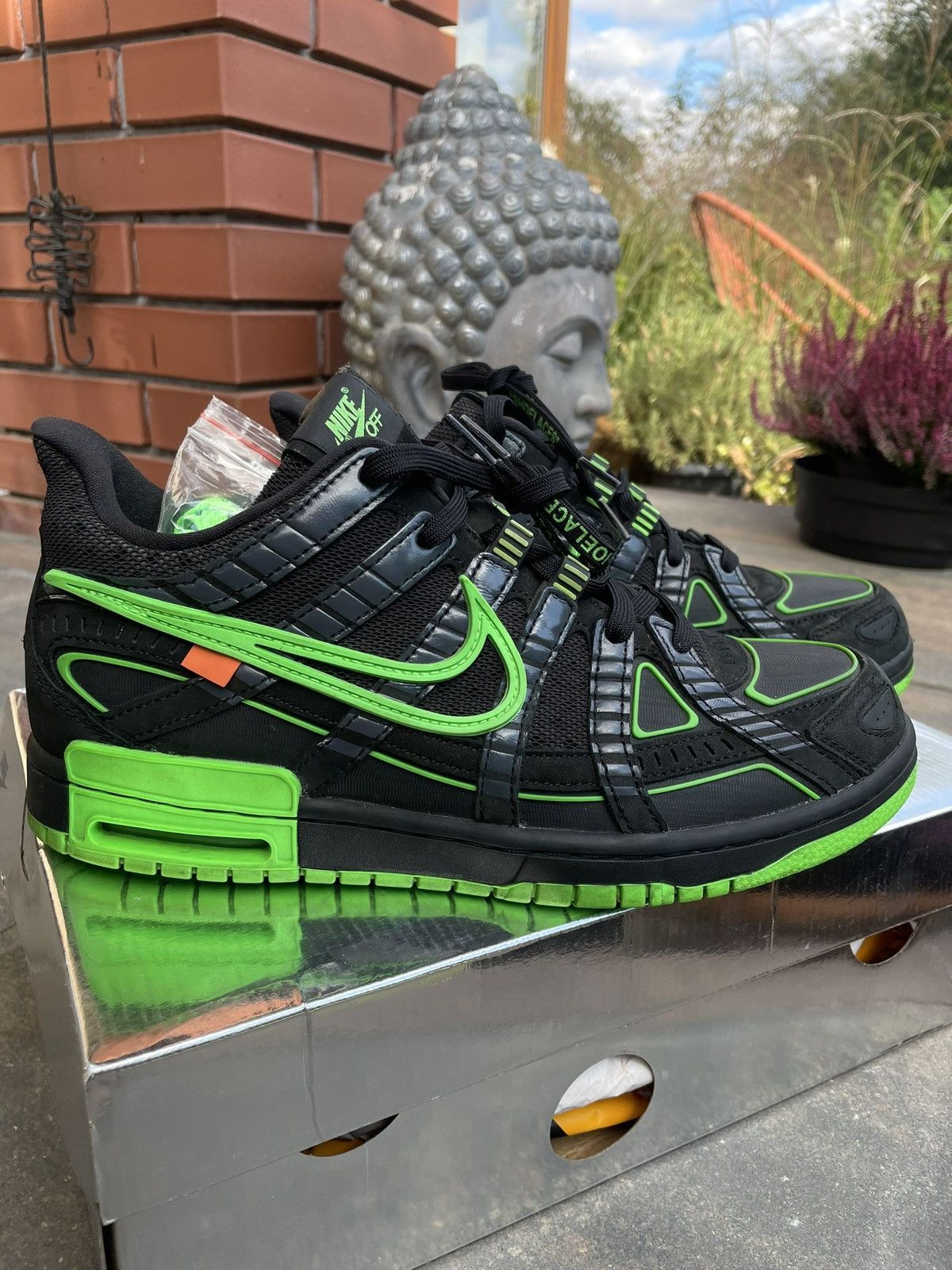 Air rubber dunk off white online