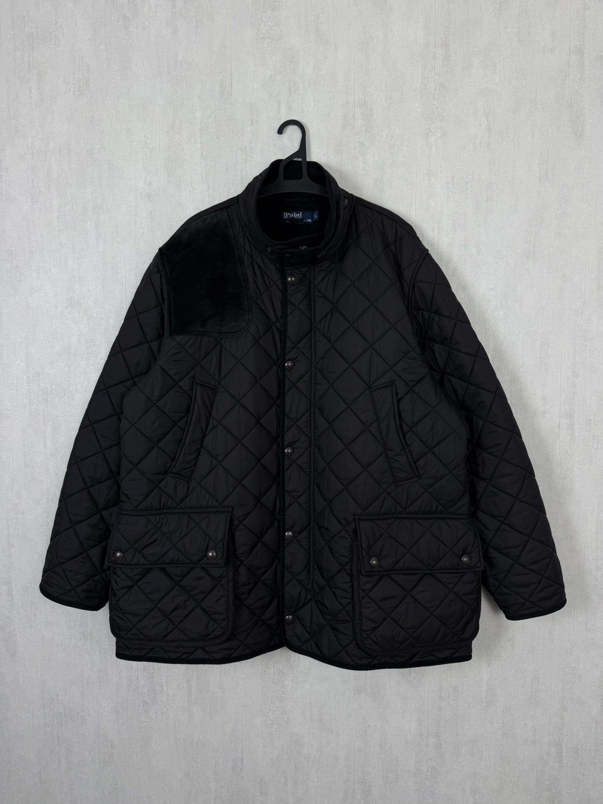 Polo Ralph Lauren Polo Ralph Lauren Quilted Shoulder Patch Jacket Size L Size US L / EU 52-54 / 3 - 1 Thumbnail