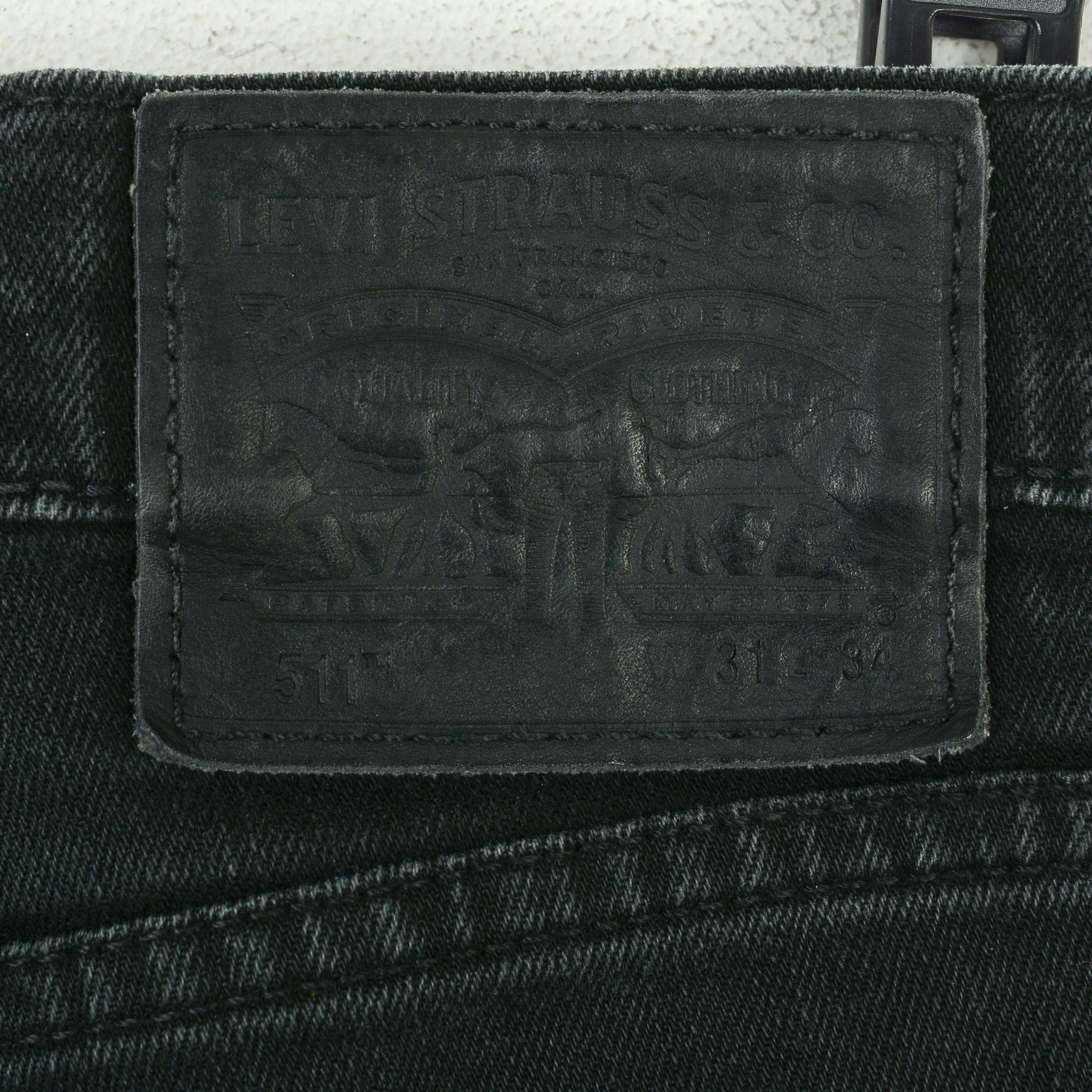 Levi's 511 W31 L34 Slim Fit Straight Jeans Denim Pants Trousers Size US 31 - 5 Thumbnail