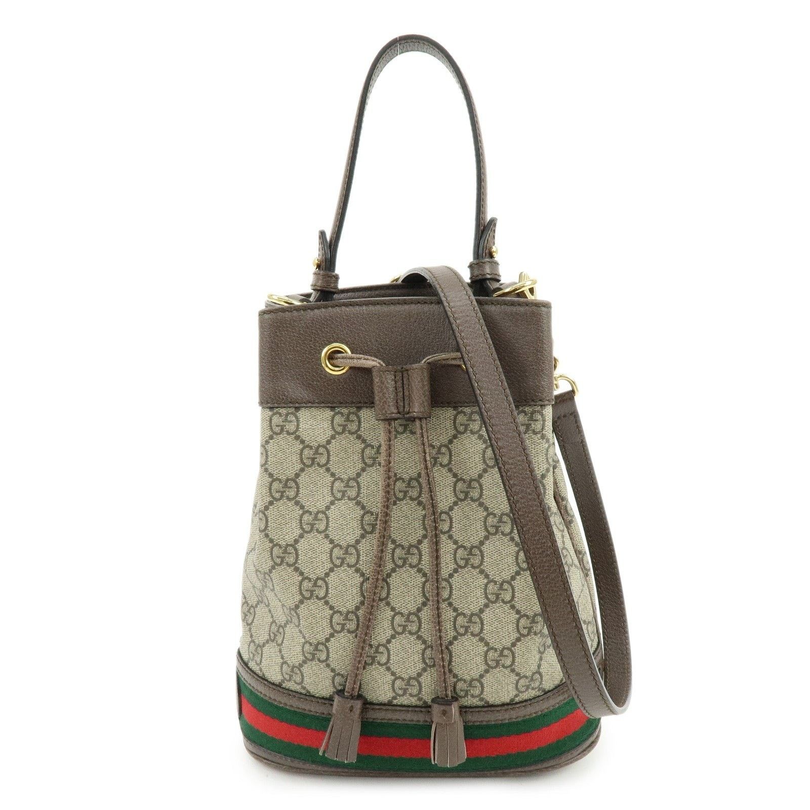 Gucci Gucci Ophidia GG Supreme Bucket Bag Brown Size ONE SIZE - 1 Thumbnail