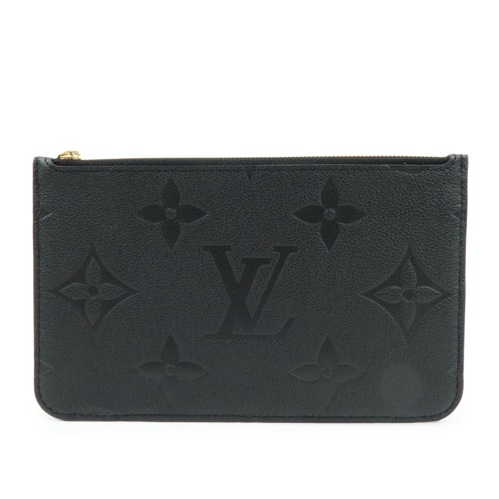 Louis Vuitton Louis Vuitton Monogram Empreinte Pochette Black Size ONE SIZE - 1 Thumbnail
