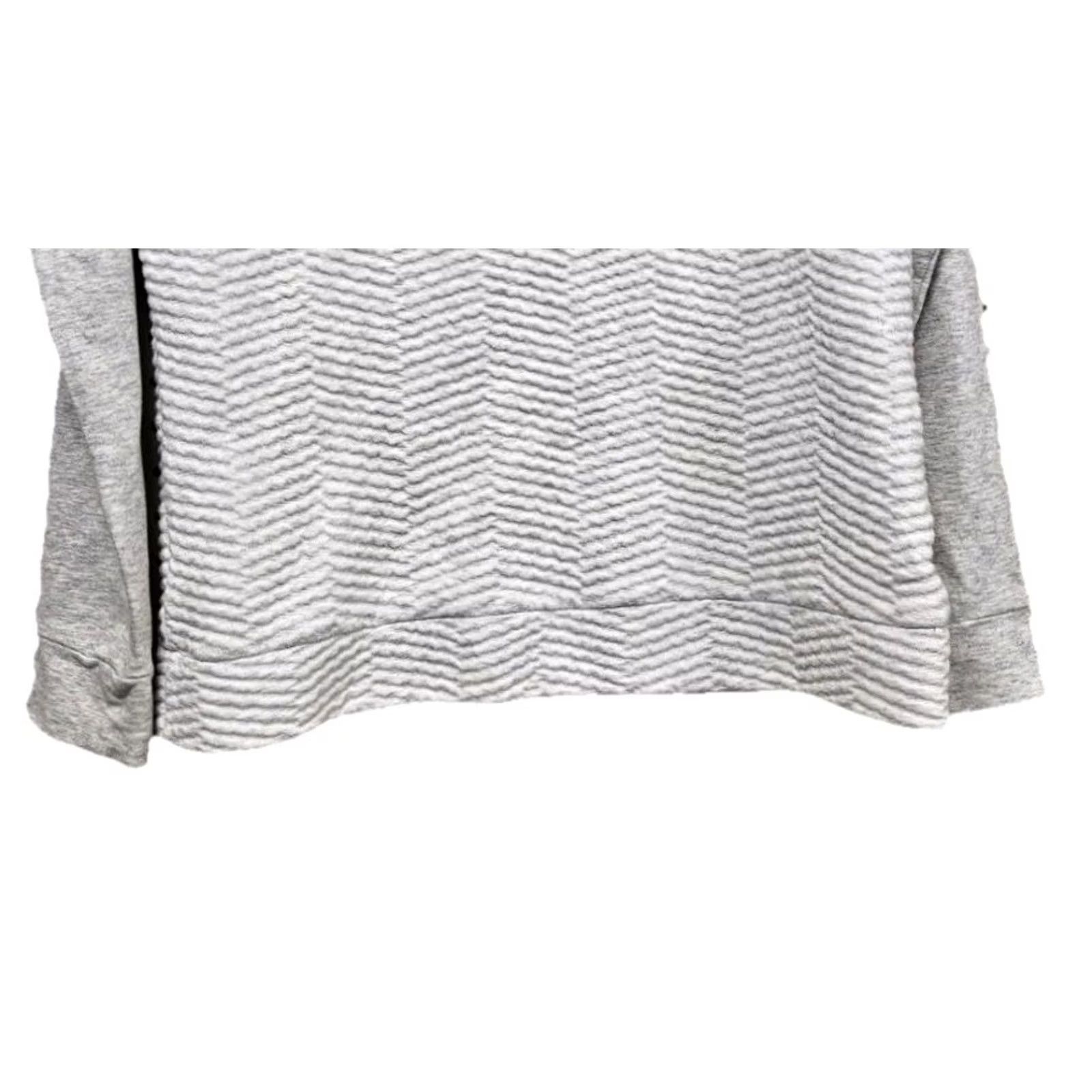 Liz Claiborne Liz Claiborne Women's Small Gray Knit Pullover Top Long Sleeve Sweater Size S / US 4 / IT 40 - 3 Thumbnail