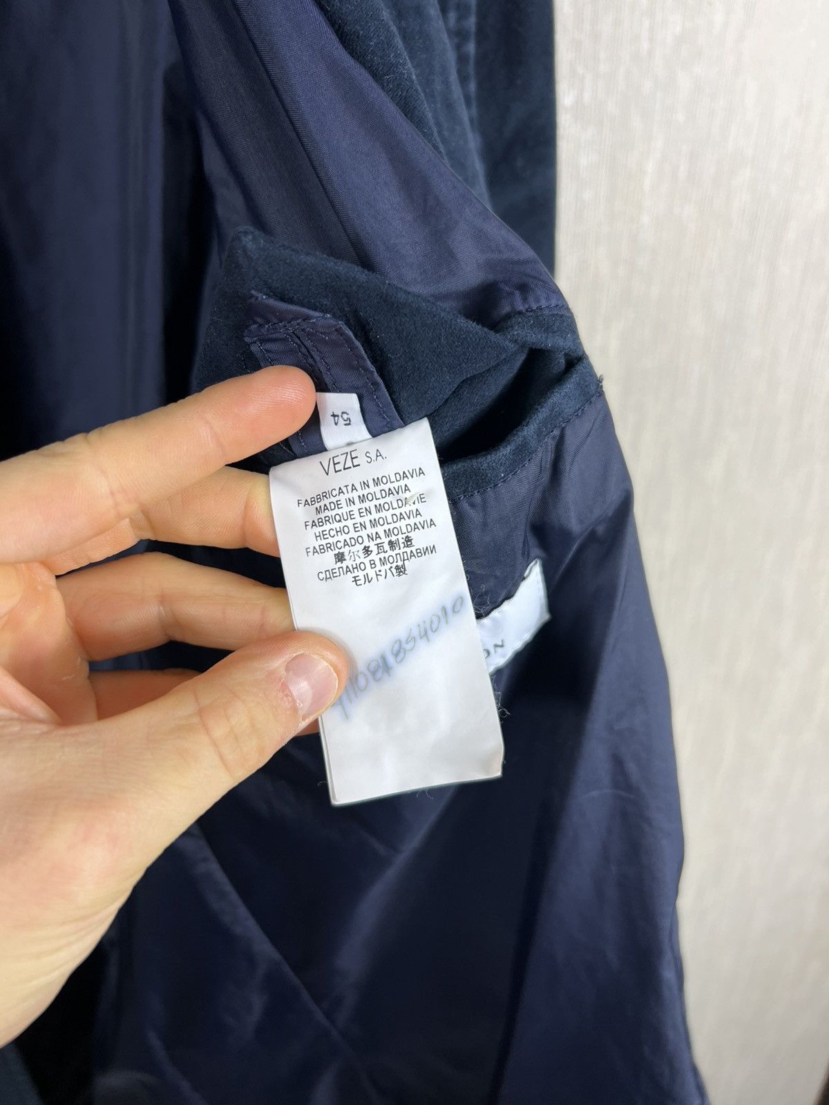 Versace Versace collection classic navy blazer jacket leather luxury Size US L / EU 52-54 / 3 - 24 Thumbnail