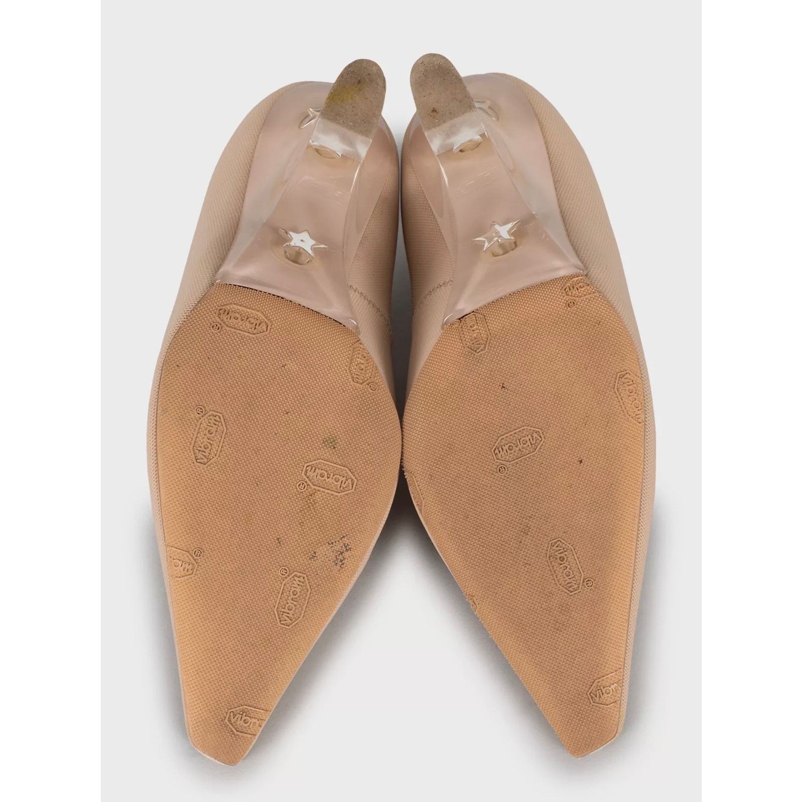 Dior Christian Dior Beige Lace-Up Heels Size 35.5 Size US 4.5 / IT 34.5 - 5 Thumbnail
