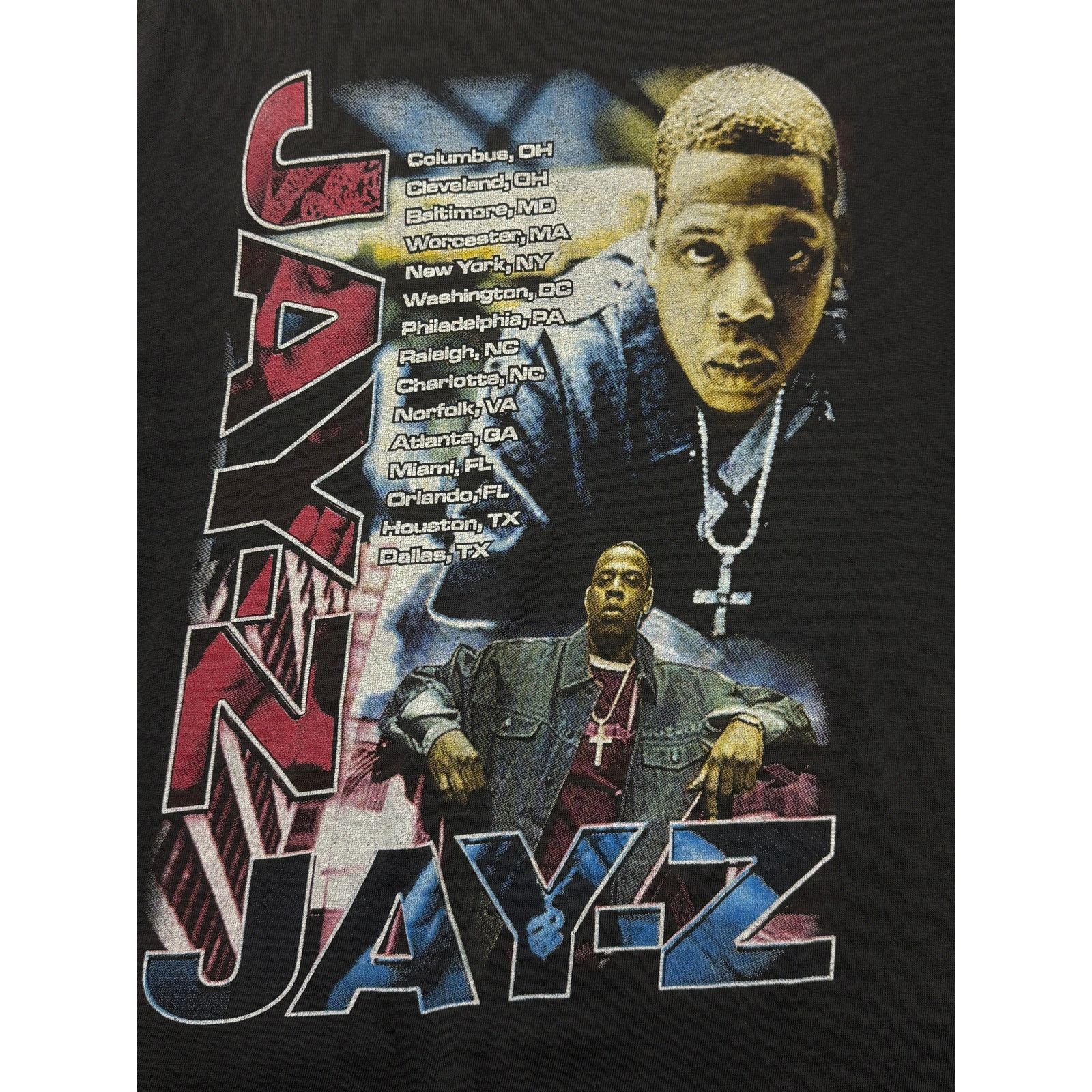 Vintage Vintage 90s Jay Z Rap Tee Parking Lot Music Tour T Shirt L Size US L / EU 52-54 / 3 - 9 Thumbnail